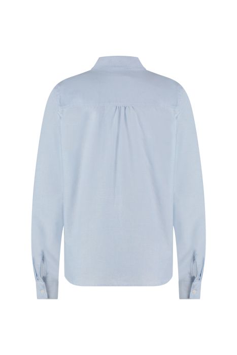 MAE BLOUSE Licht Blauw