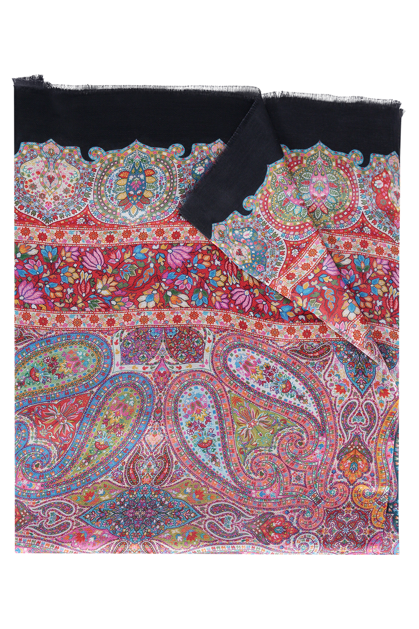 Fenna Shawl Roze Print