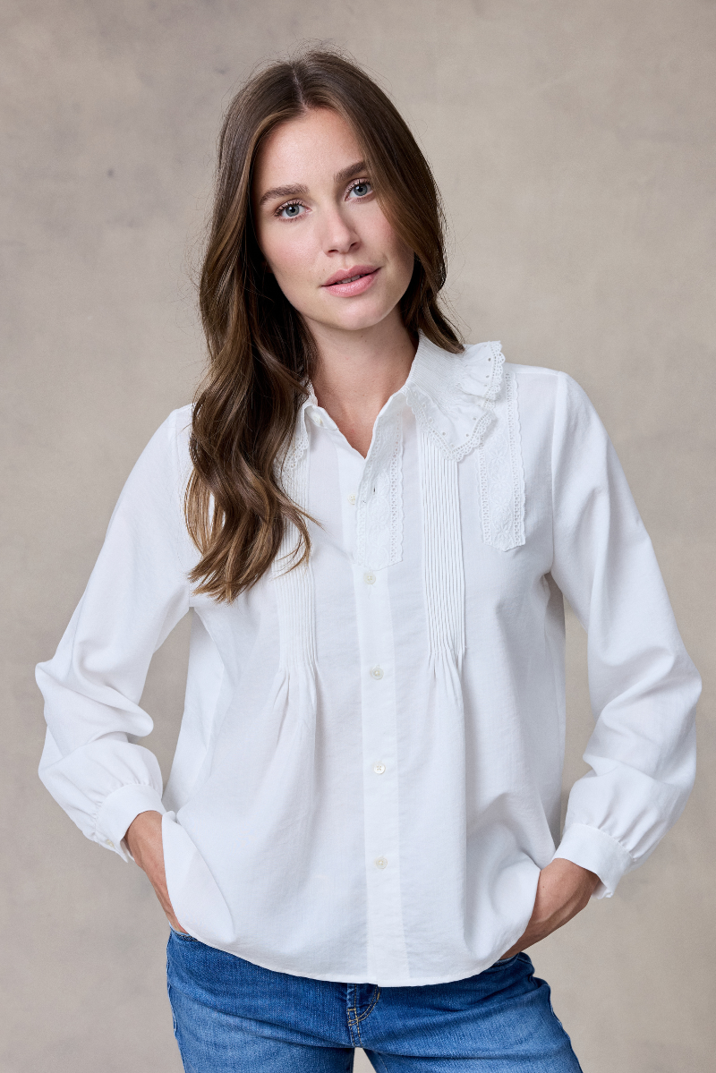 Joan Blouse Blanc cassé