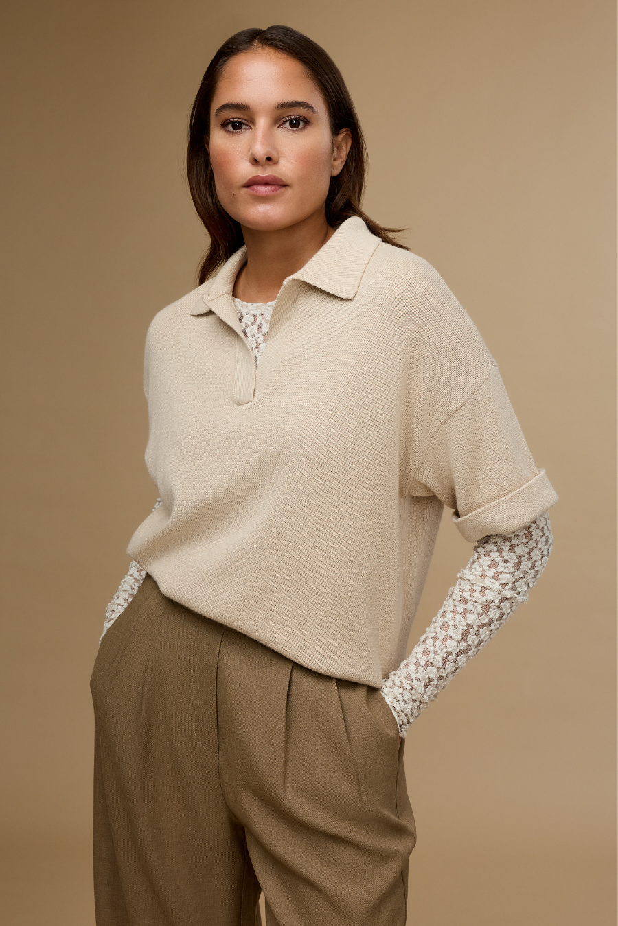 Noor Pullover Zand