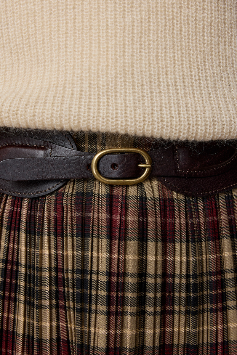 Miley Skirt Brown Check