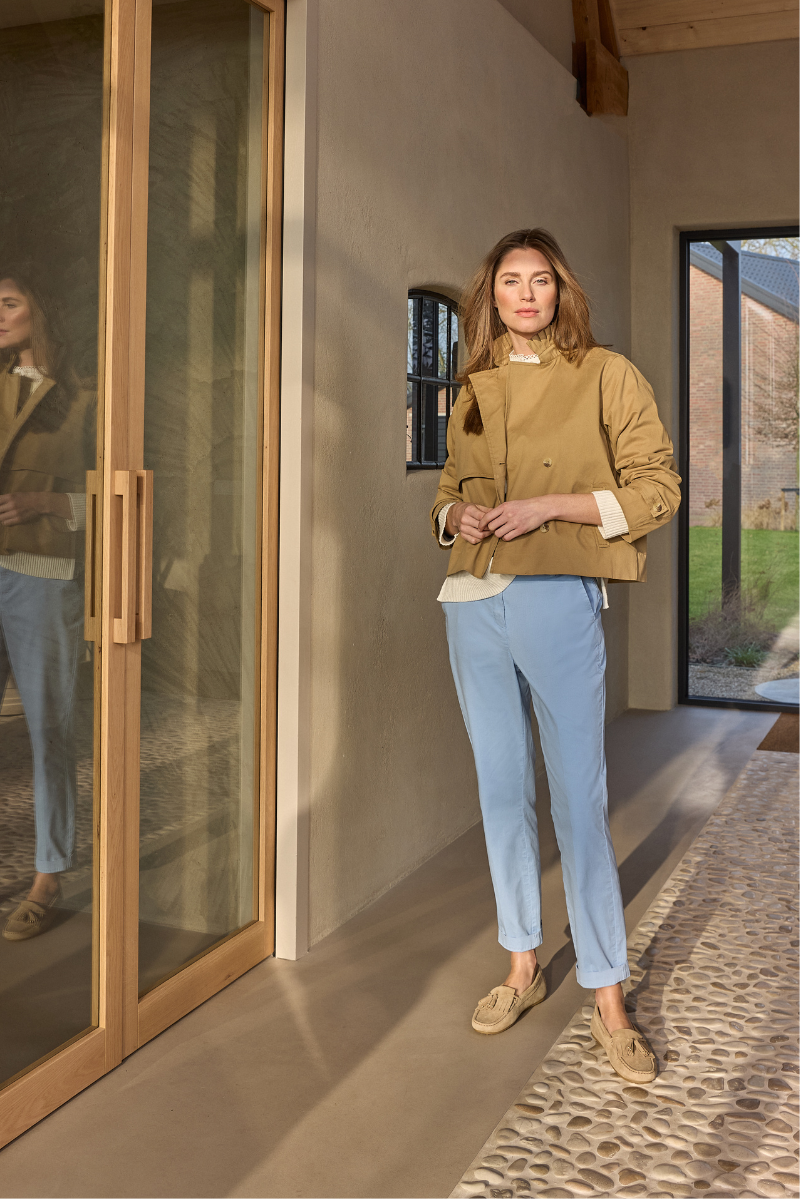 Cato Broek Licht Blauw