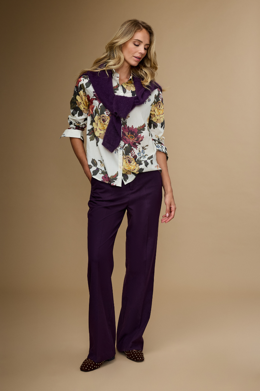Mayla Blouse Imprimé Off-white
