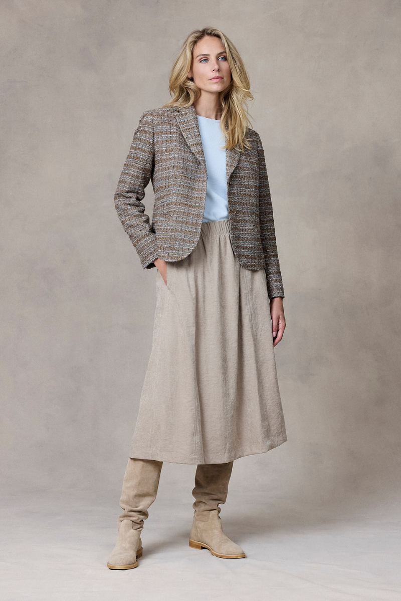 Gella Blazer Bruin Print