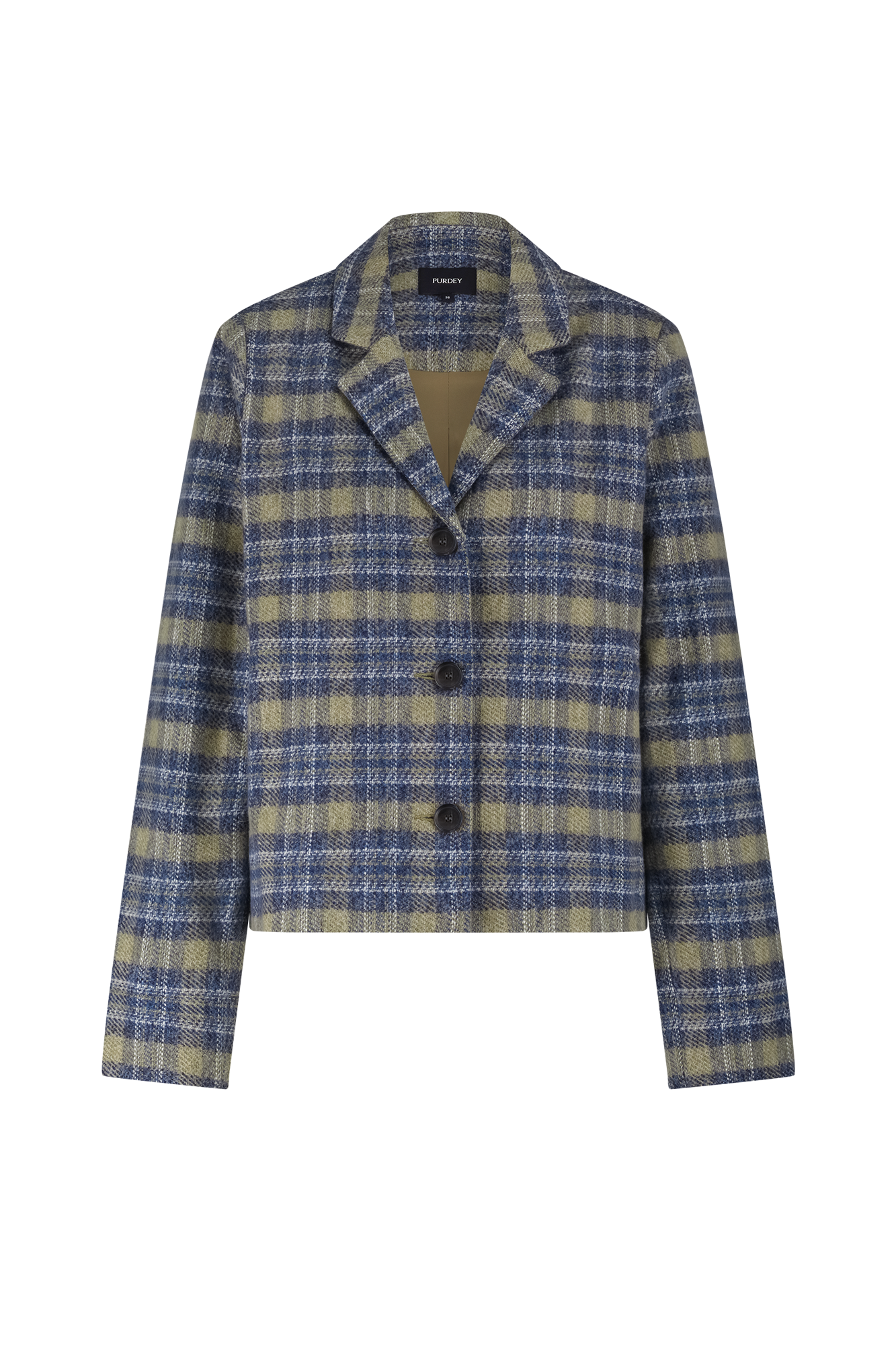 Olana Blazer Blauw Ruit