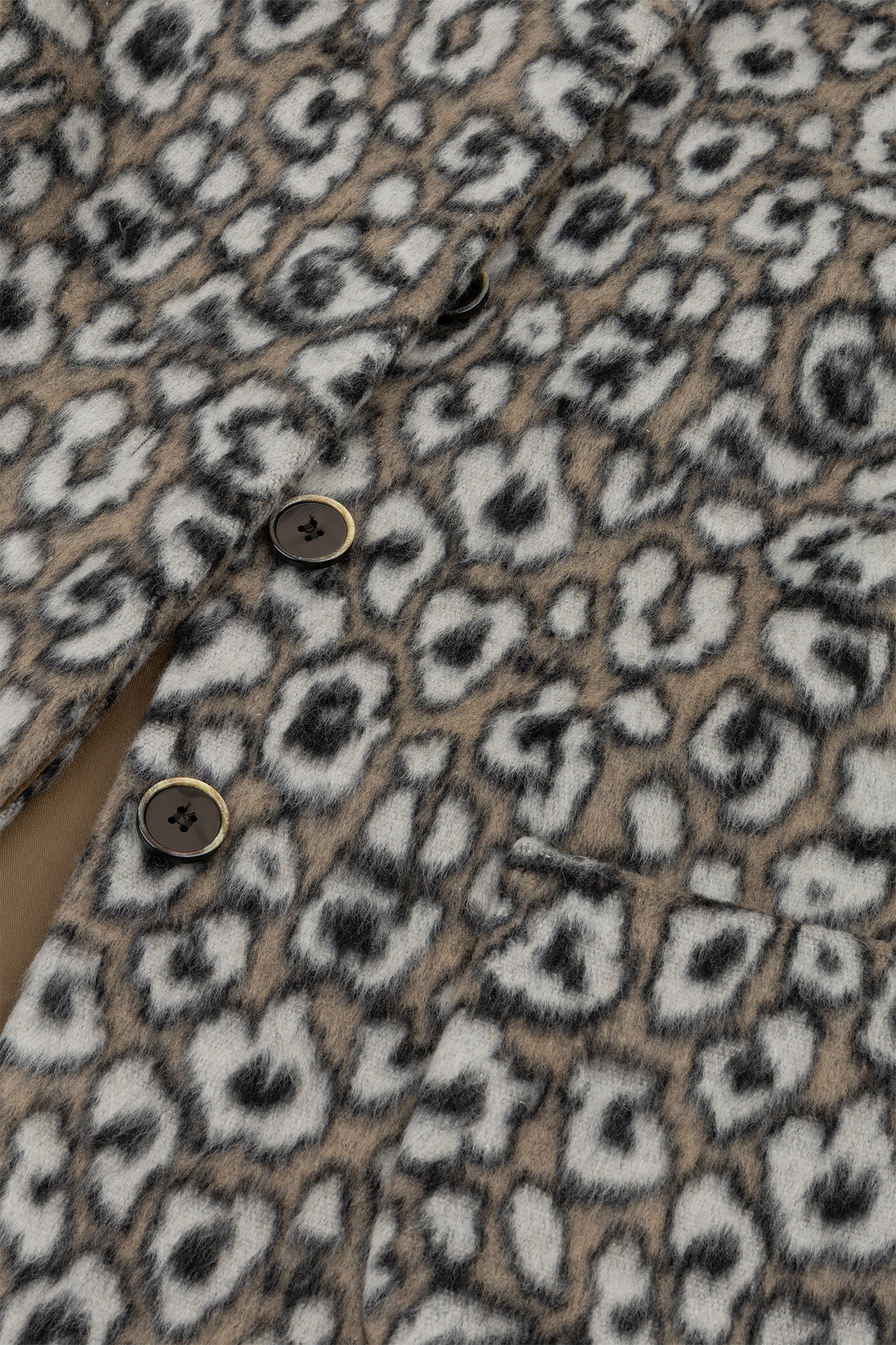 Jitske Blazer Bruin Print
