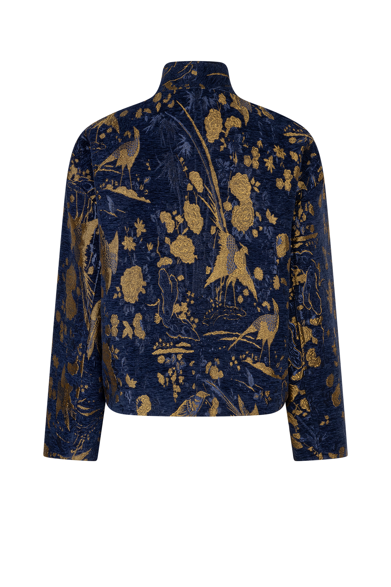 Rhona Jasje Marine-navy Print