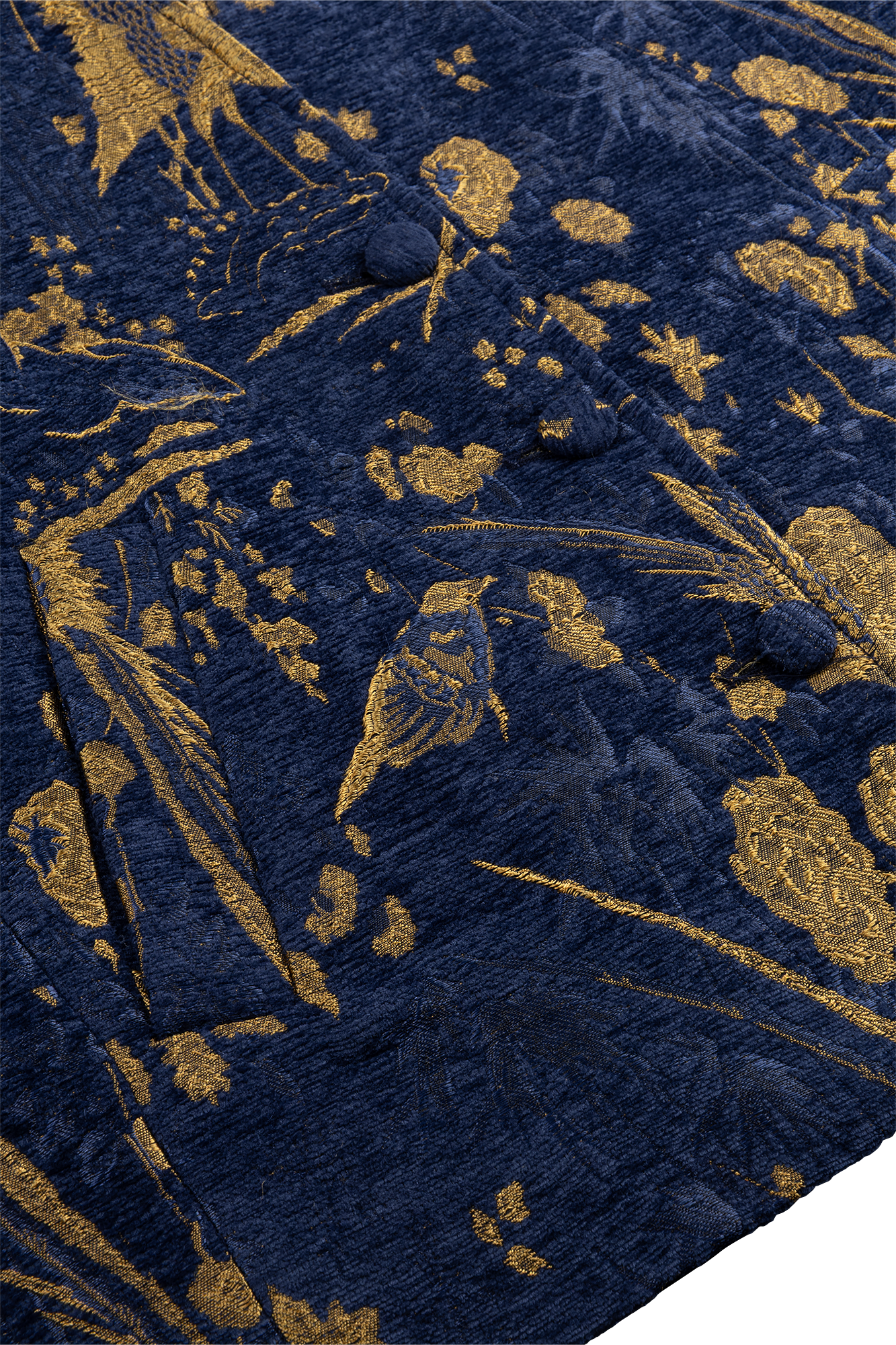 Rhona Jasje Marine-navy Print