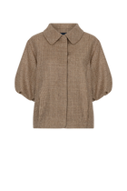 Tjitske Jacket Brown Print