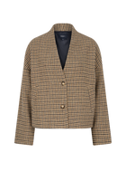 Rana Jacket Brown Check
