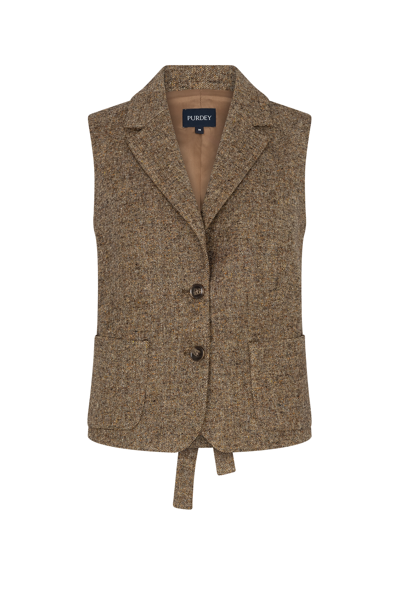 Teuntje Gilet Bruin