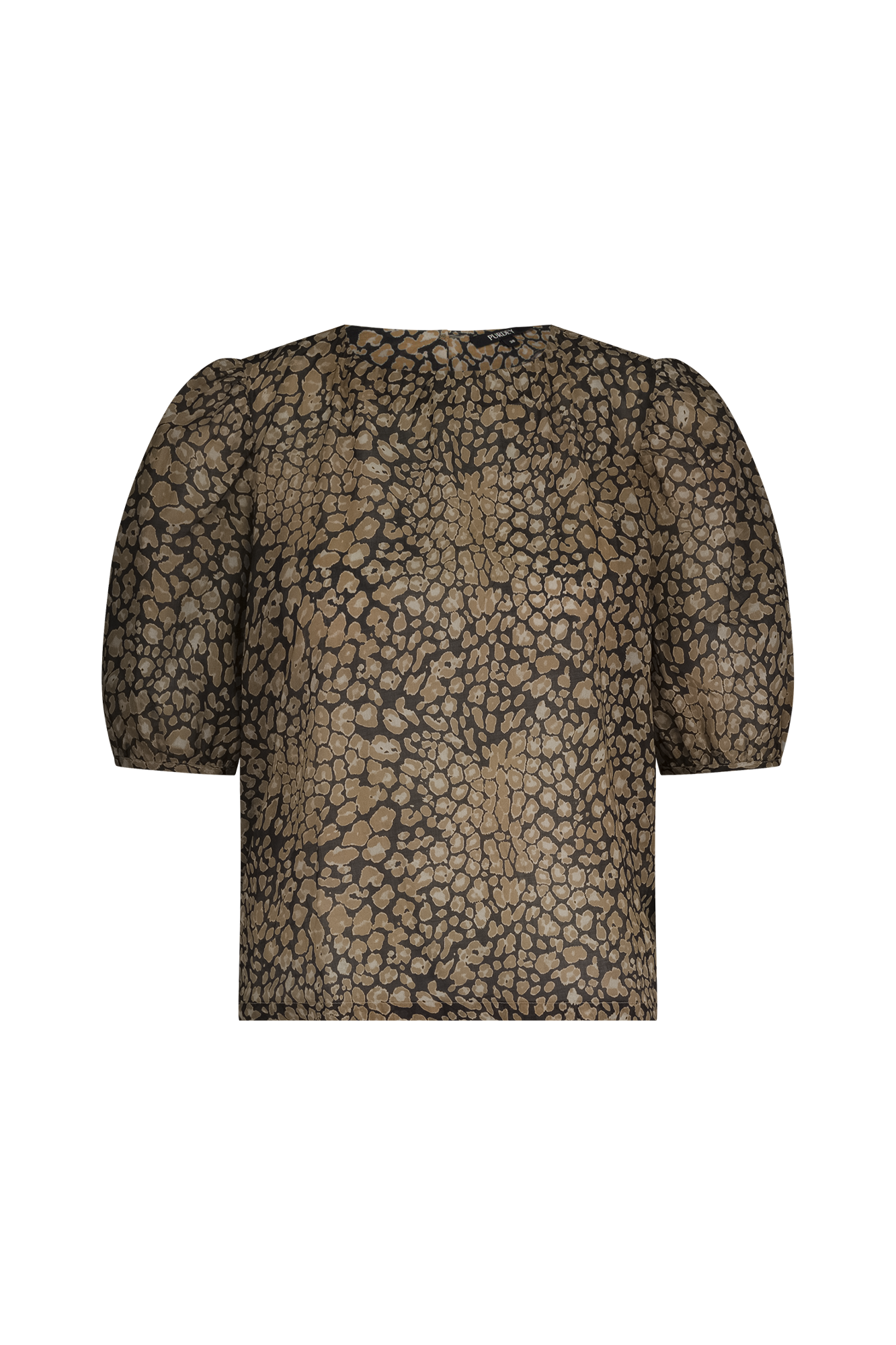 Pearl Top Marine-navy Print