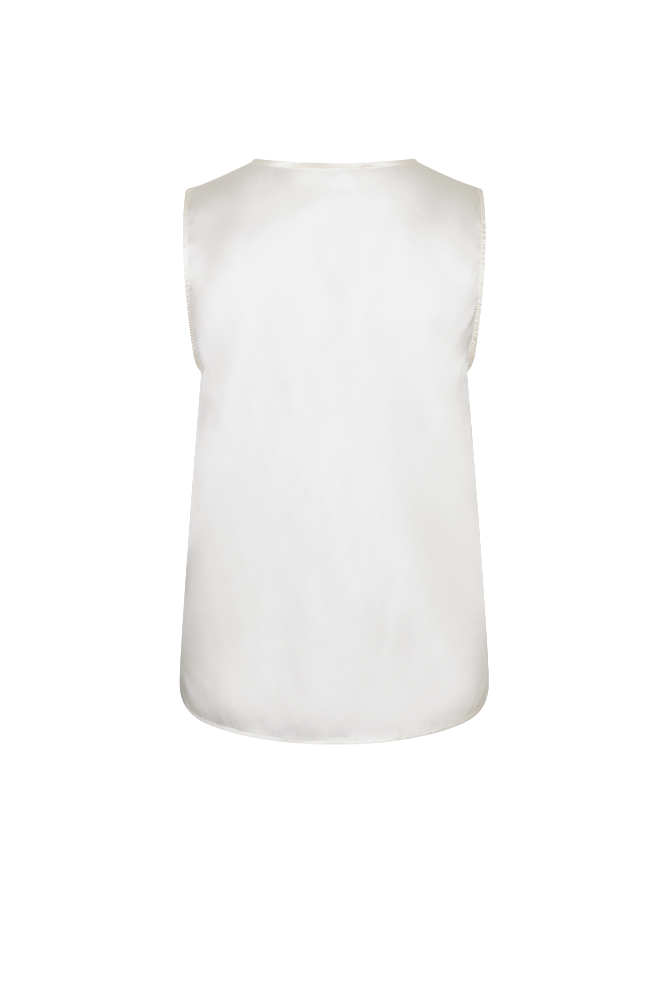 Jade Silk Lace Top Off-white