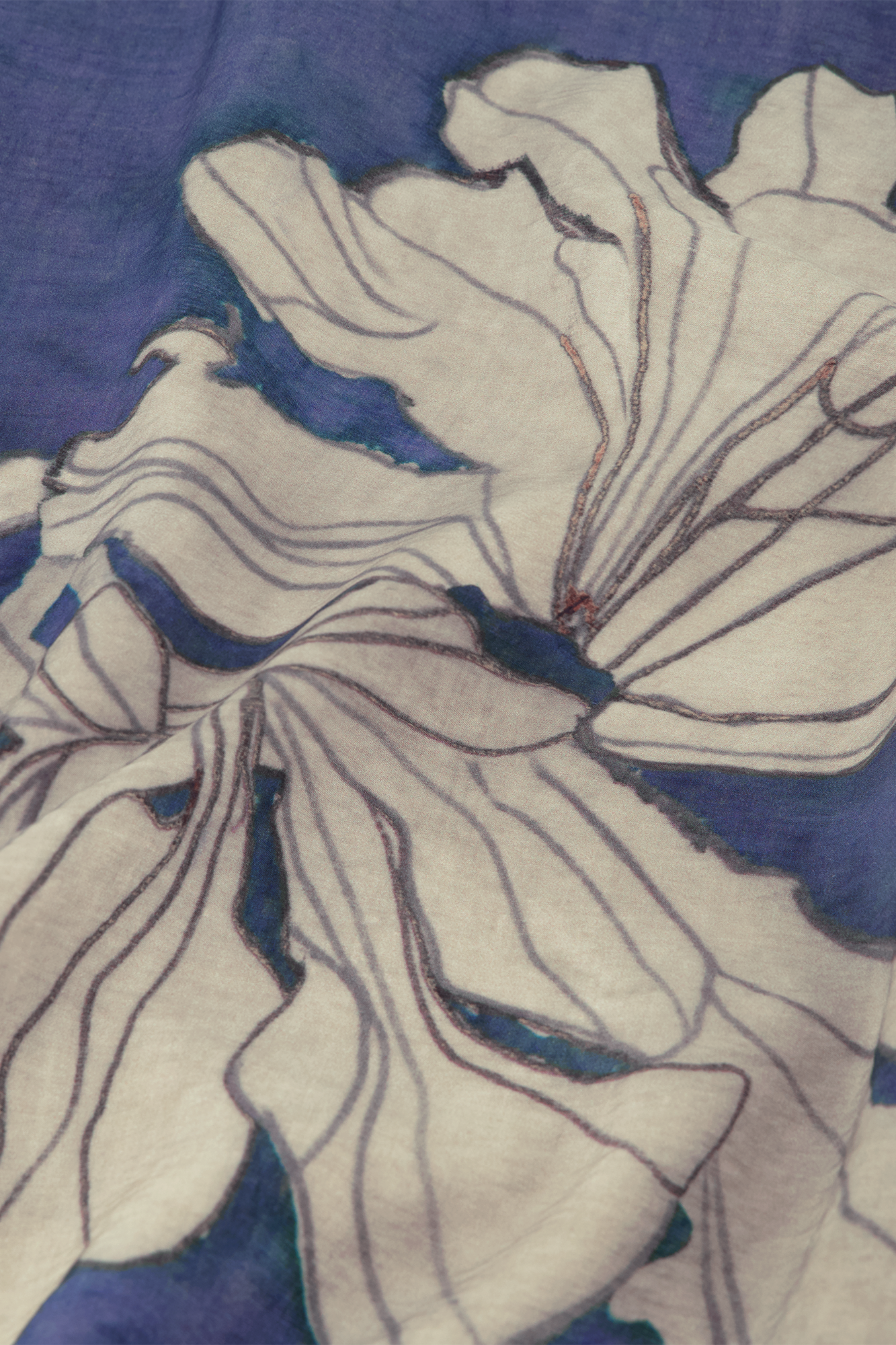 Nira Jurk Blauw Print