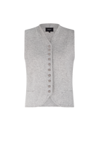 Kiara Gilet Gris Clair