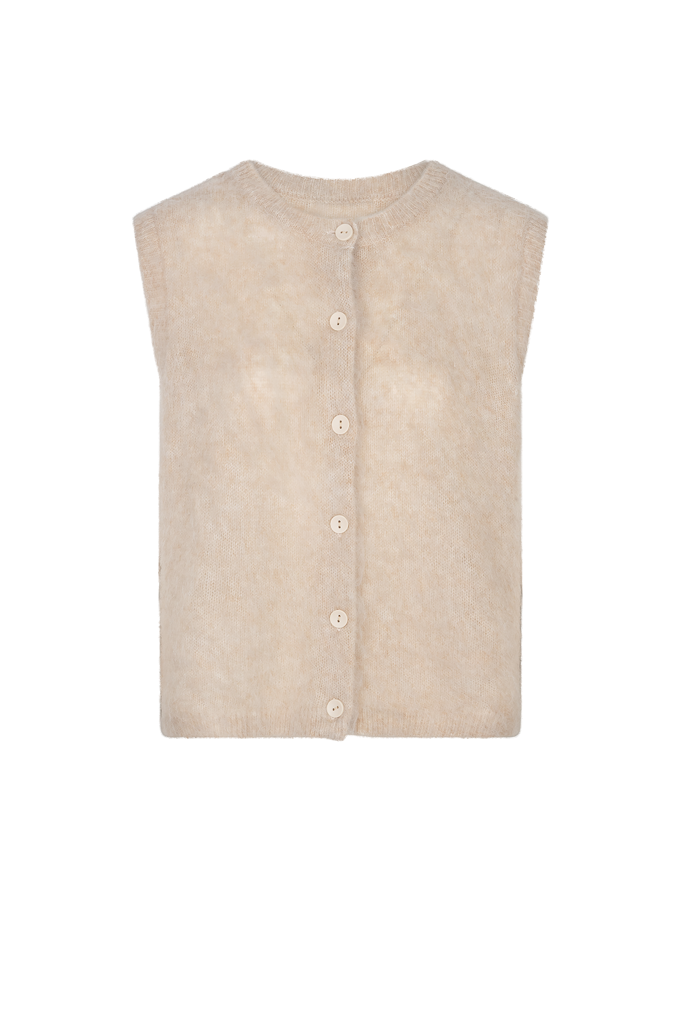 Pepper Mouwloos Vest Zand