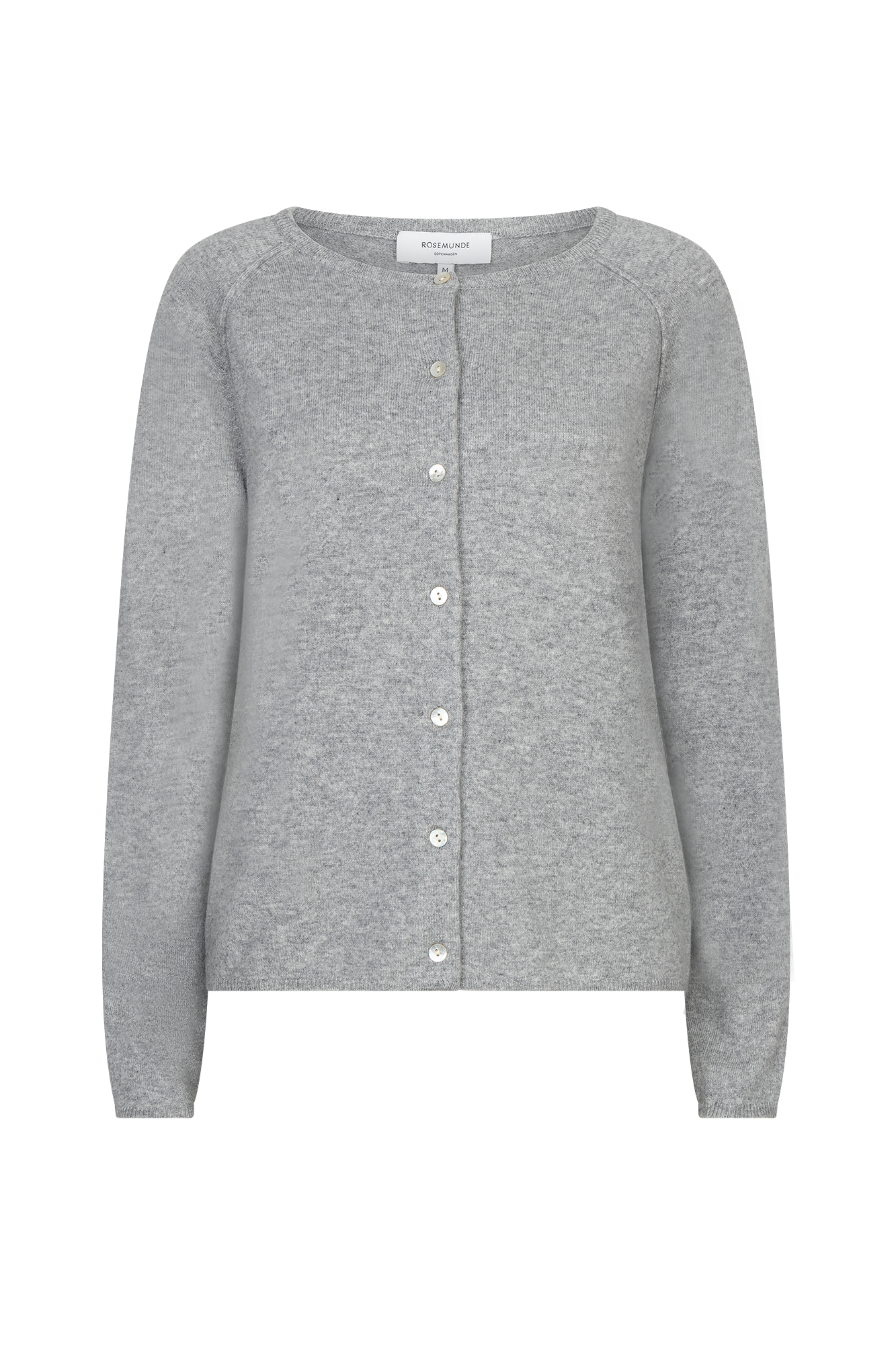 Laica O-neck Raglan Vest Licht Grijs