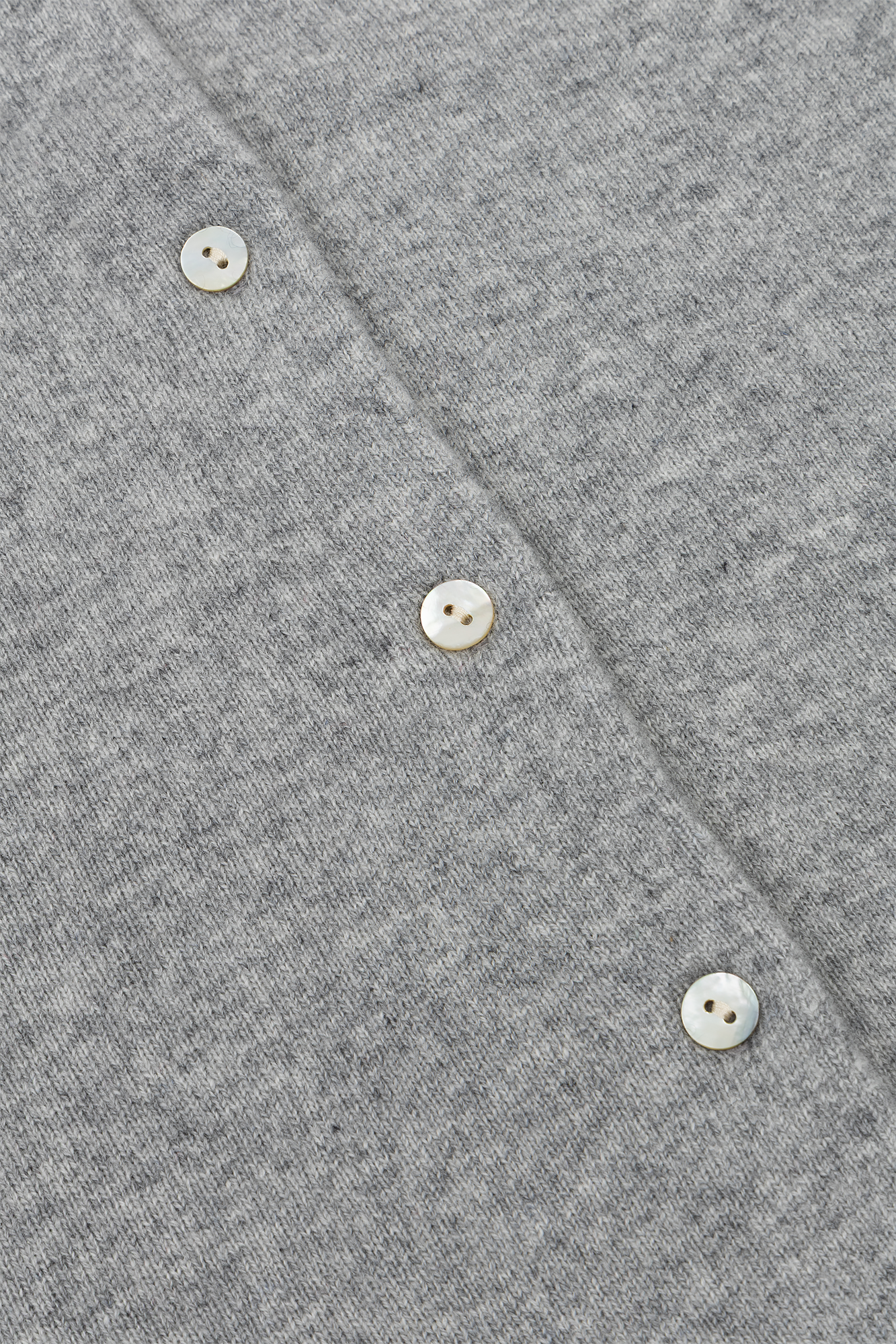 Laica O-neck Raglan Vest Licht Grijs