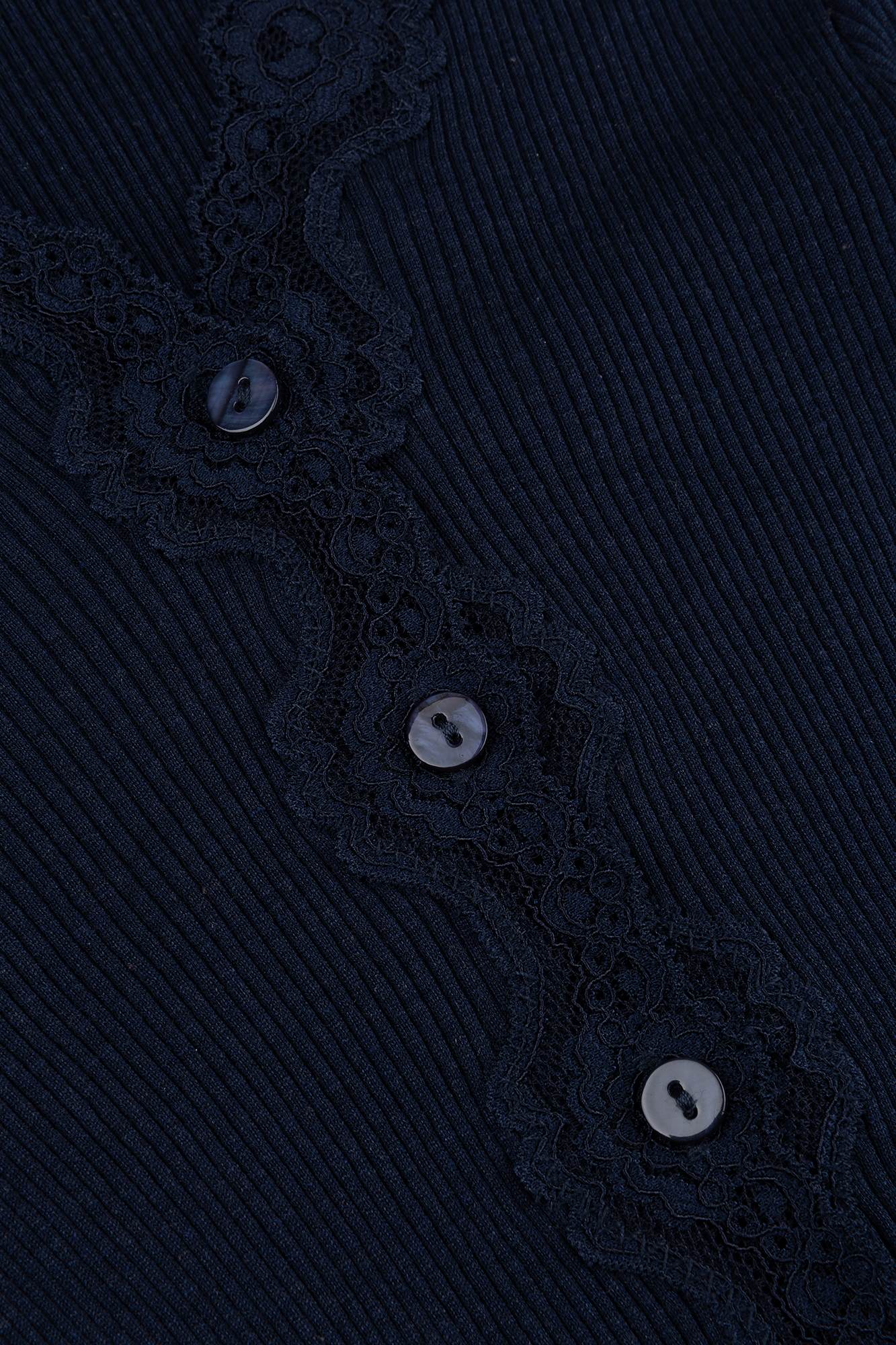 Babette V-neck Vest Marine-navy
