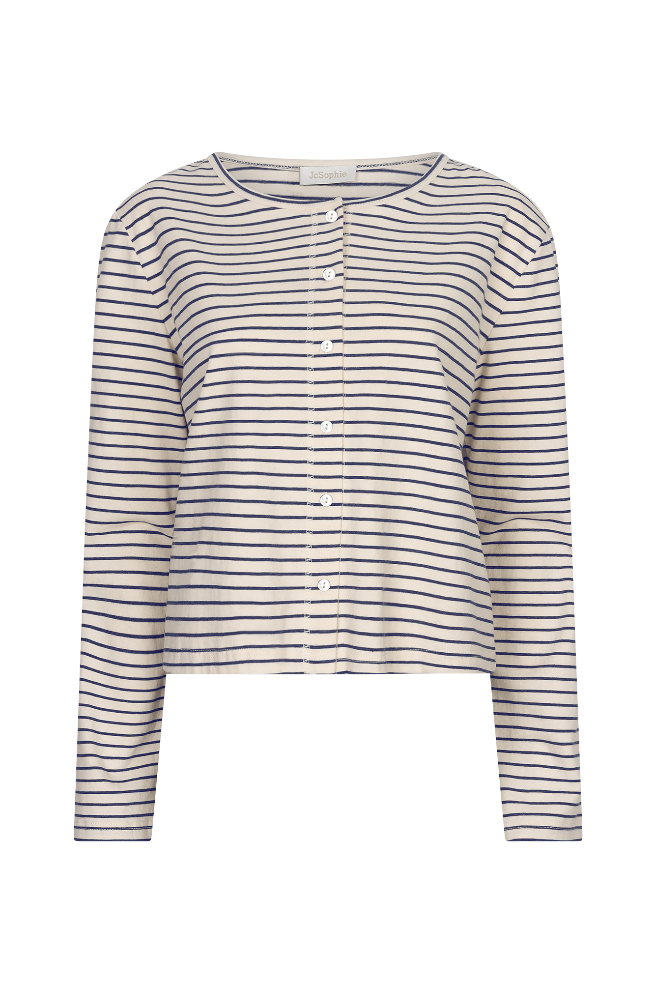 Lena Gilet Marine-navy Rayure