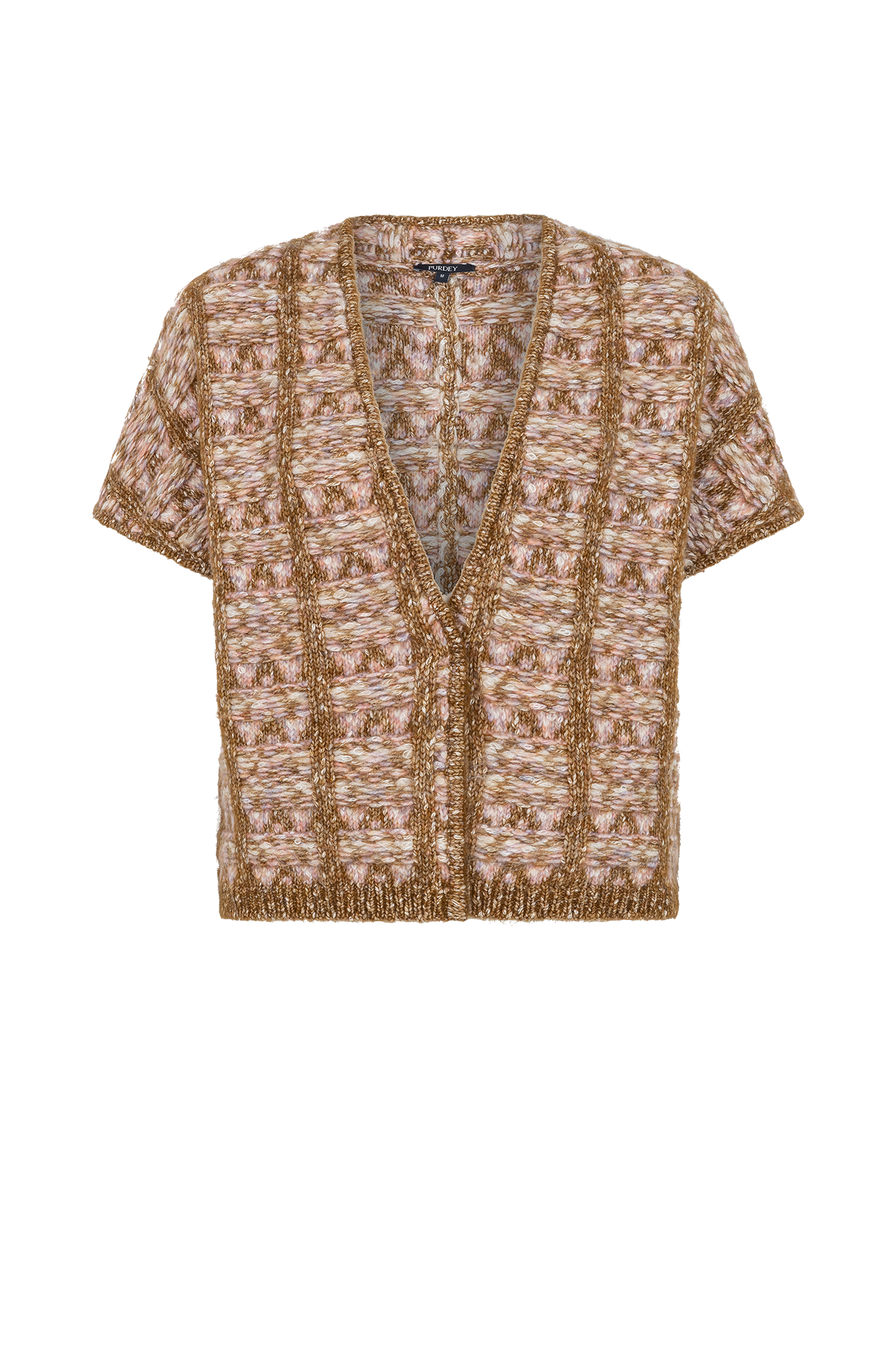 Mika Vest Roze Print