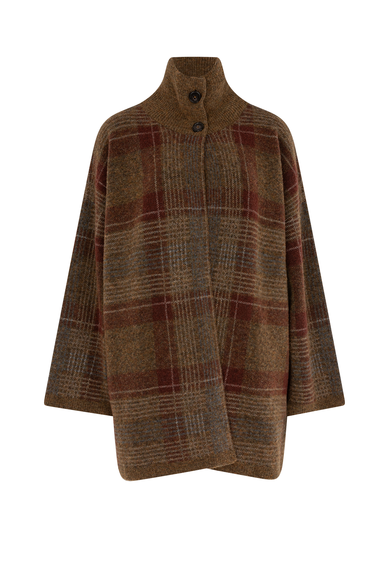 Pip Vest Bordeaux Print