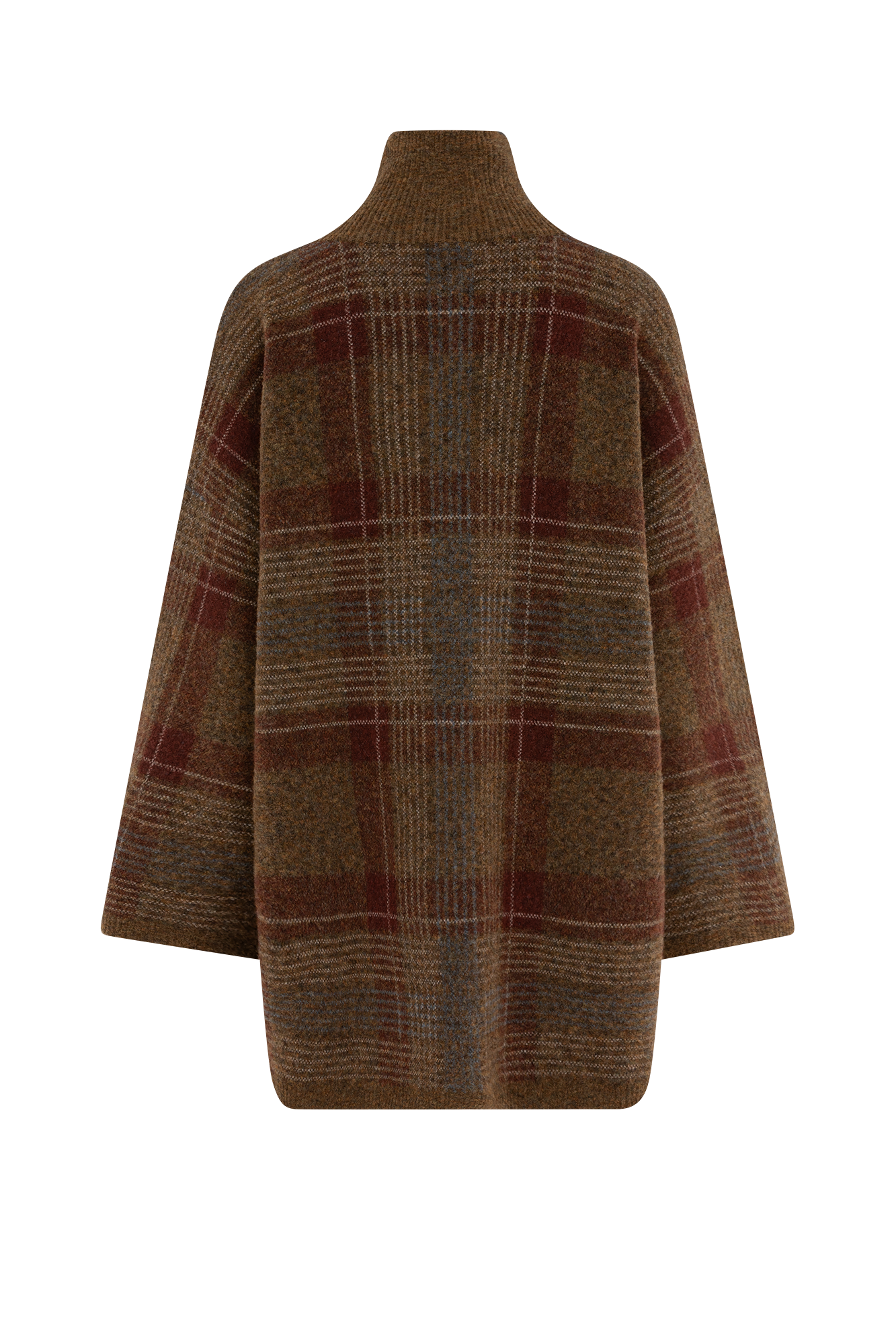 Pip Vest Bordeaux Print