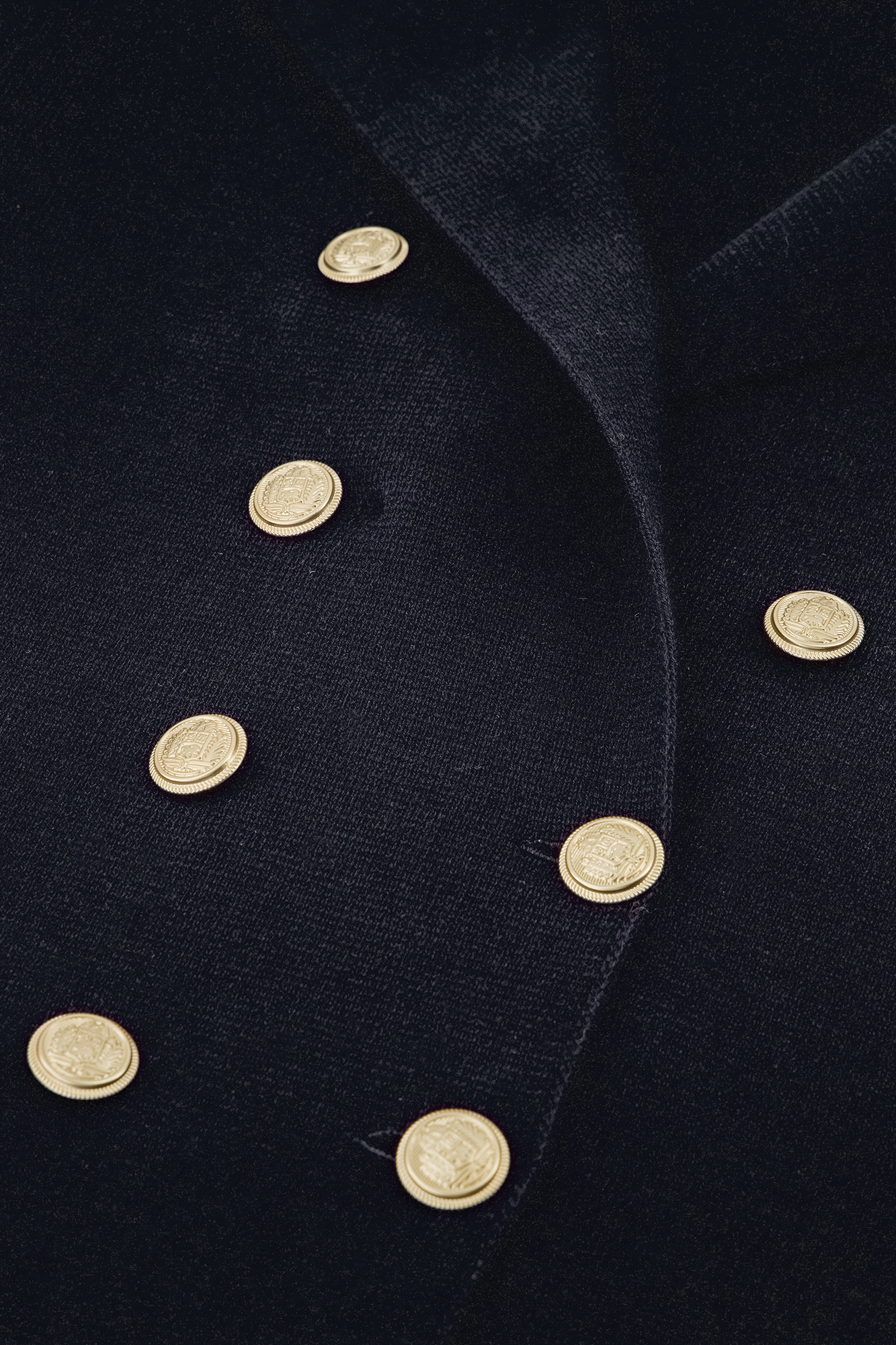 Jente Vestjas Marine-navy
