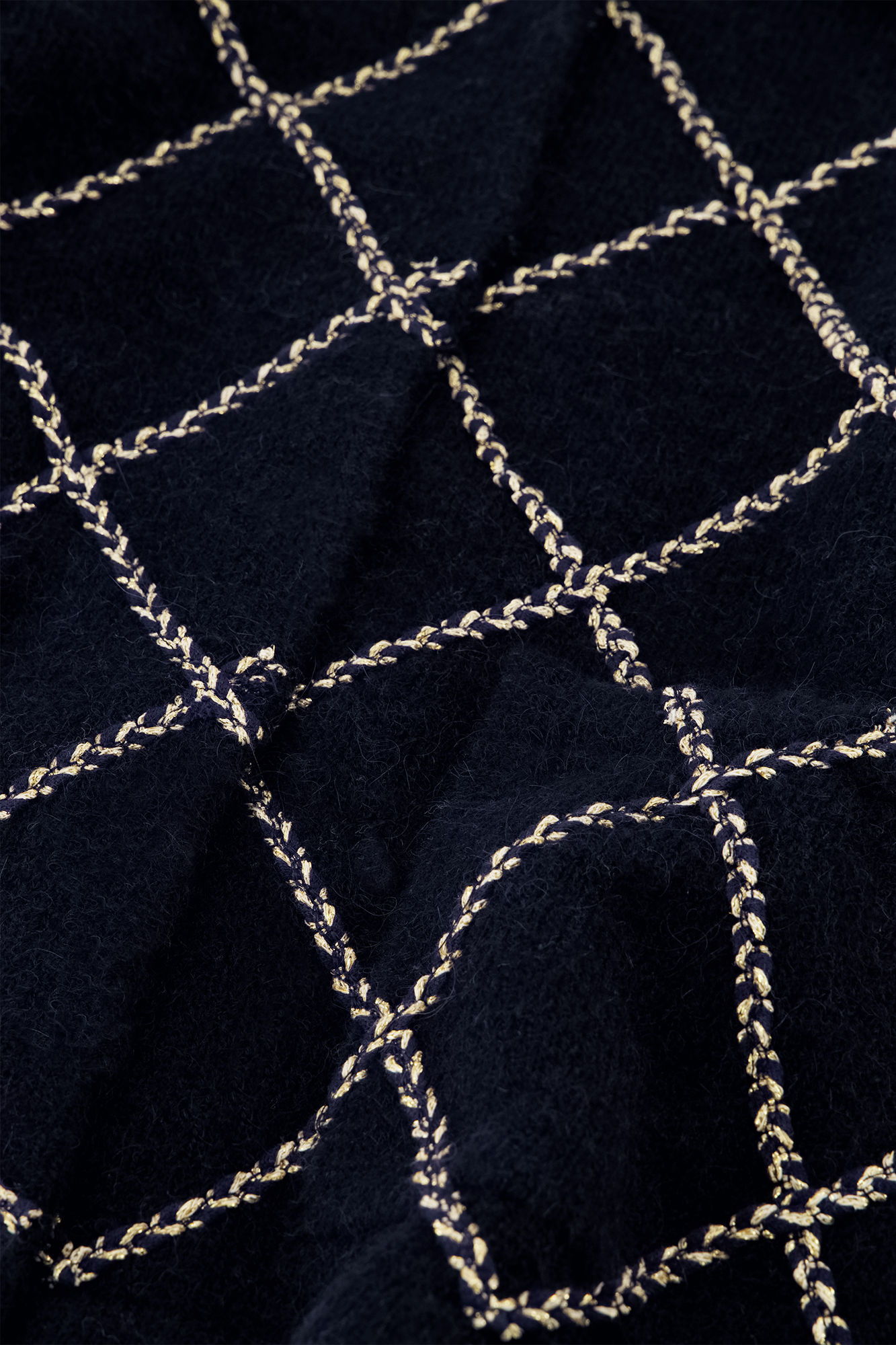 Kacy Vestjas Marine-navy Print