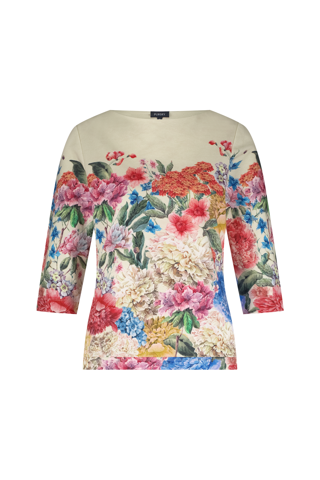 Jette Top Off-white Print