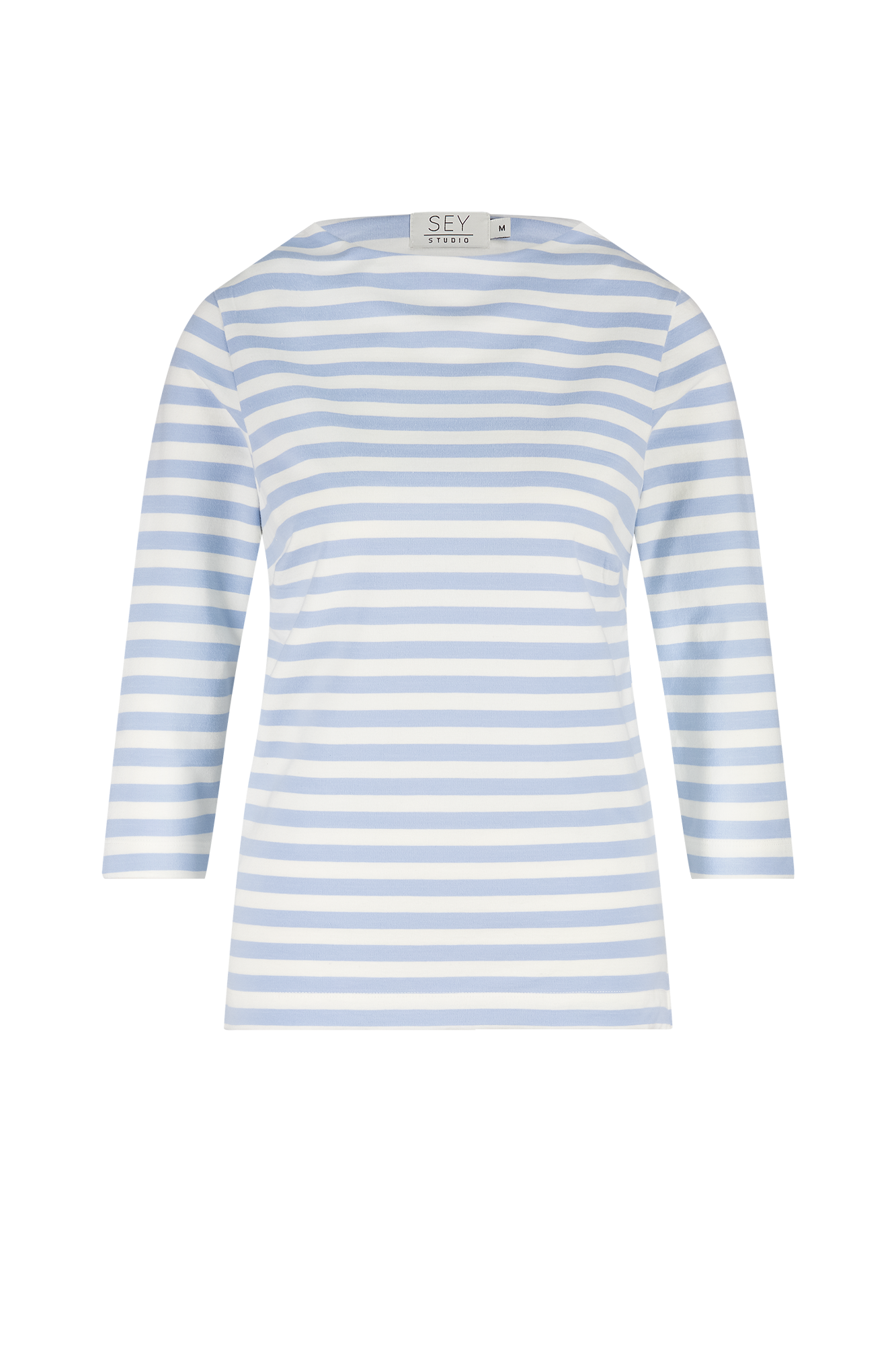 Bombai Top Licht Blauw Streep