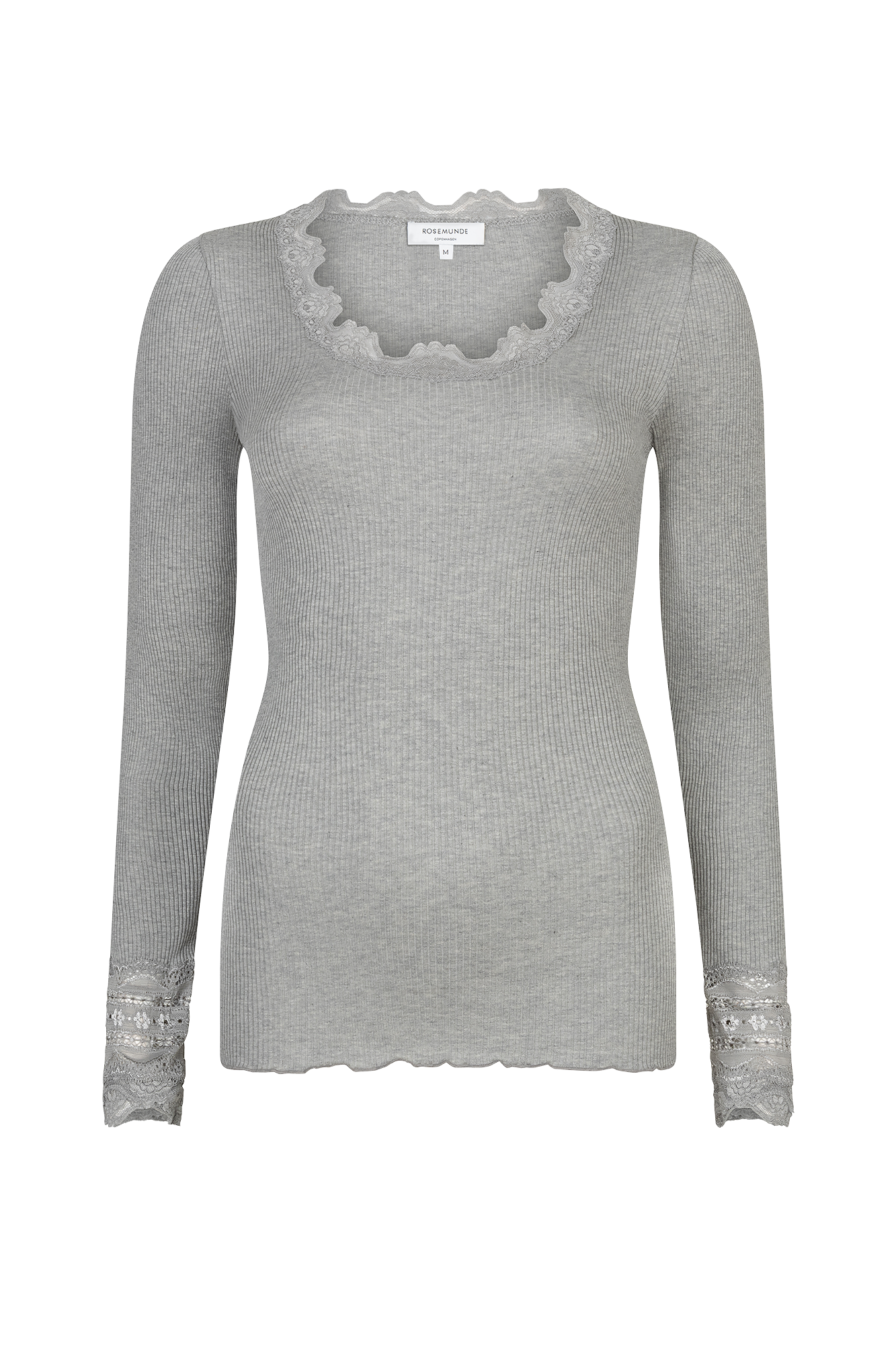 Benita Lace O-neck Licht Grijs