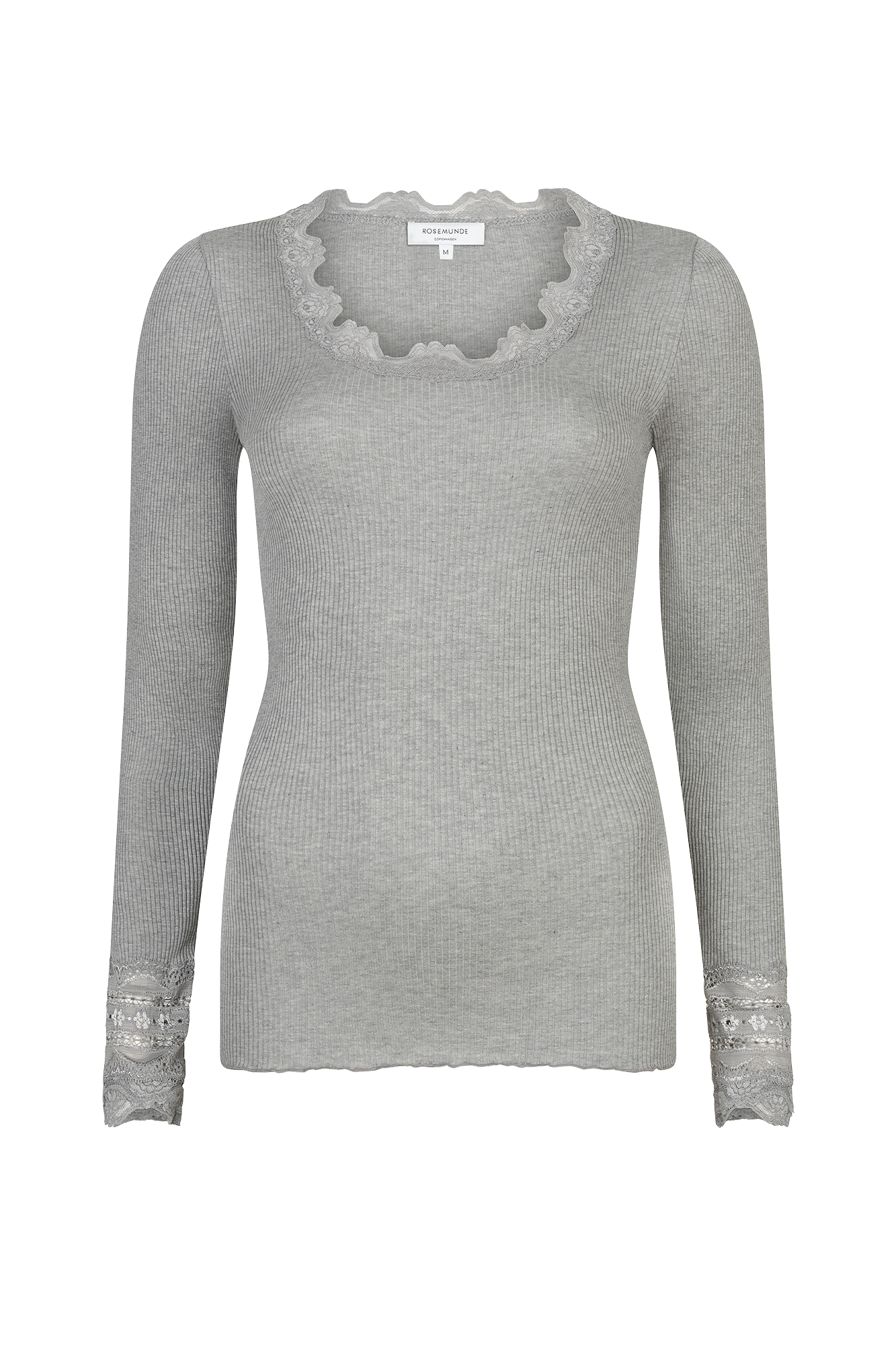 Benita Lace O-neck Licht Grijs