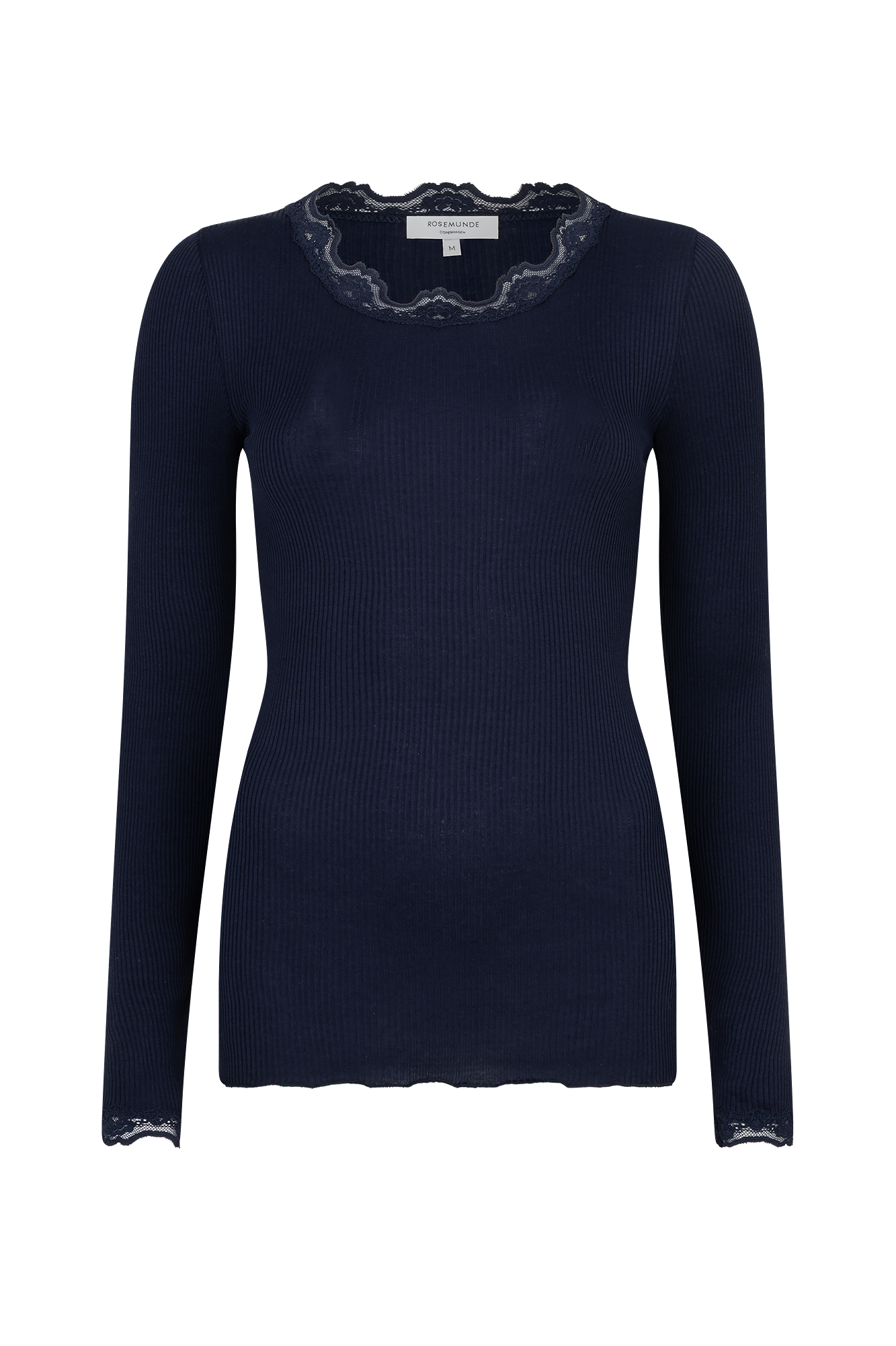 Babette LS Regular Lace Marine-navy