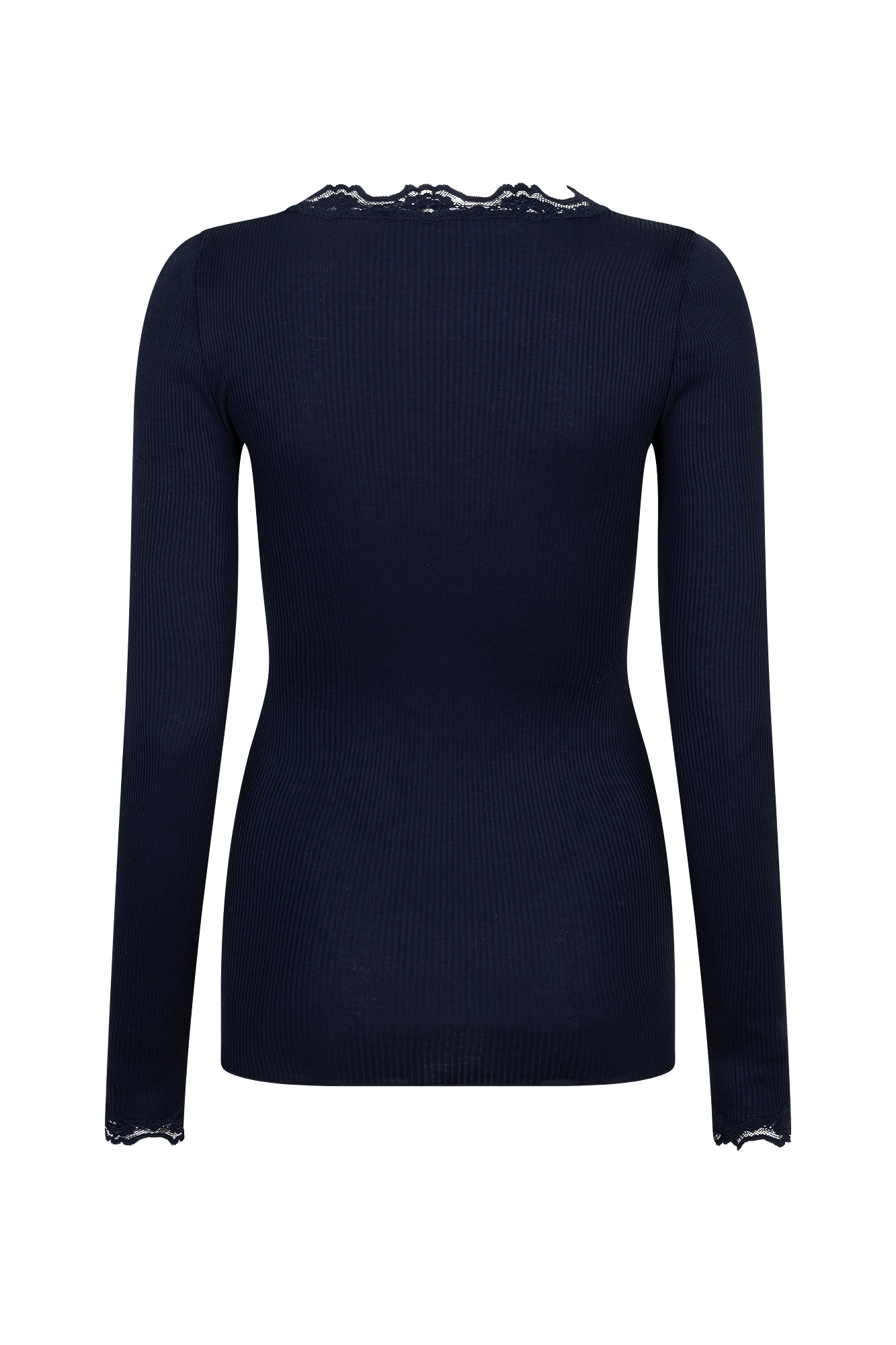 Babette LS Regular Lace Marine-navy