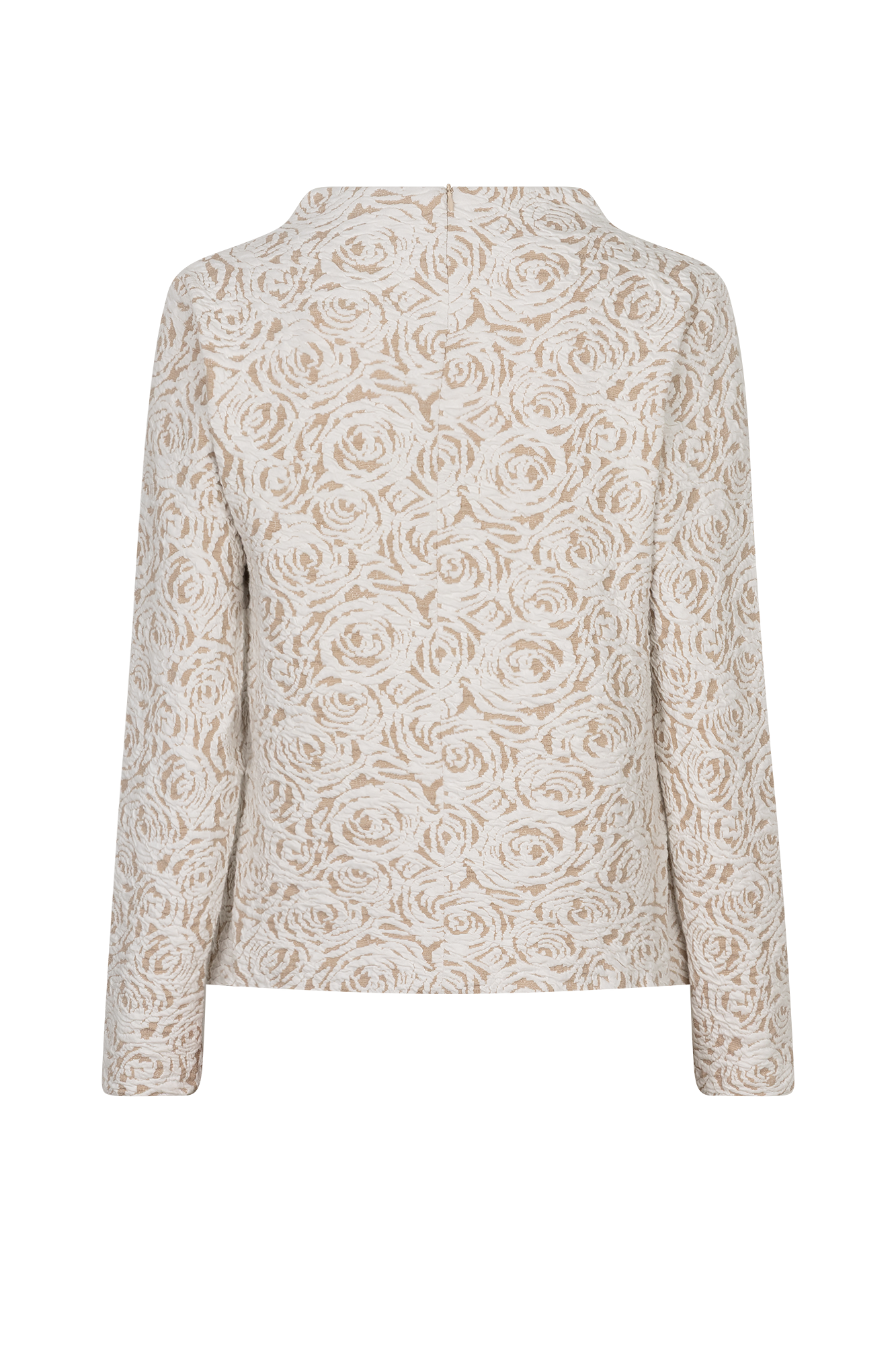 Kim Top Off-white Print