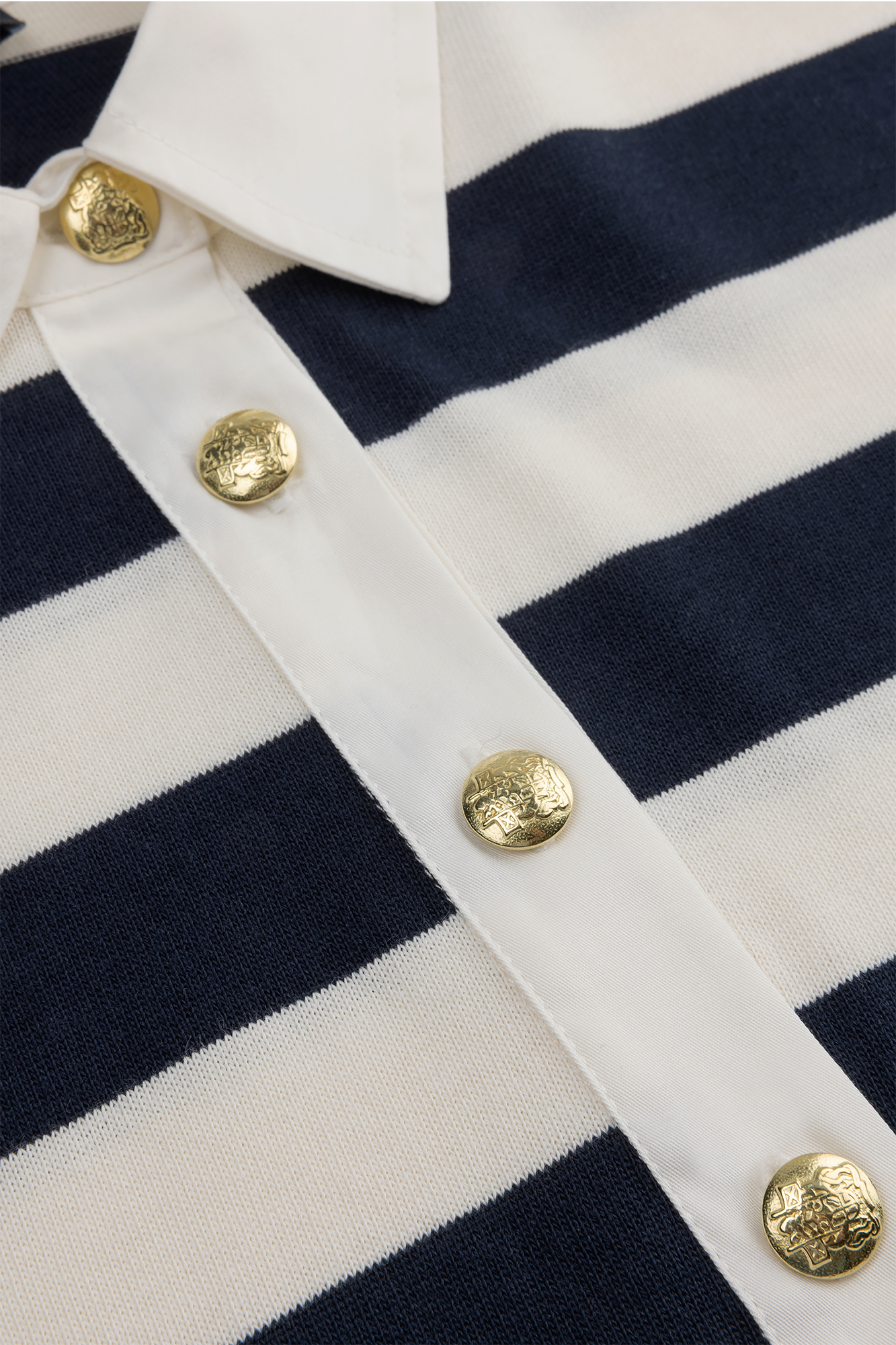 Lia Top Marine-navy Print
