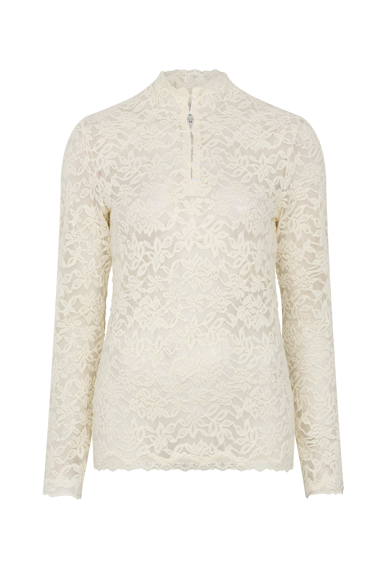 Delicia Turtle Neck Top Ivoor