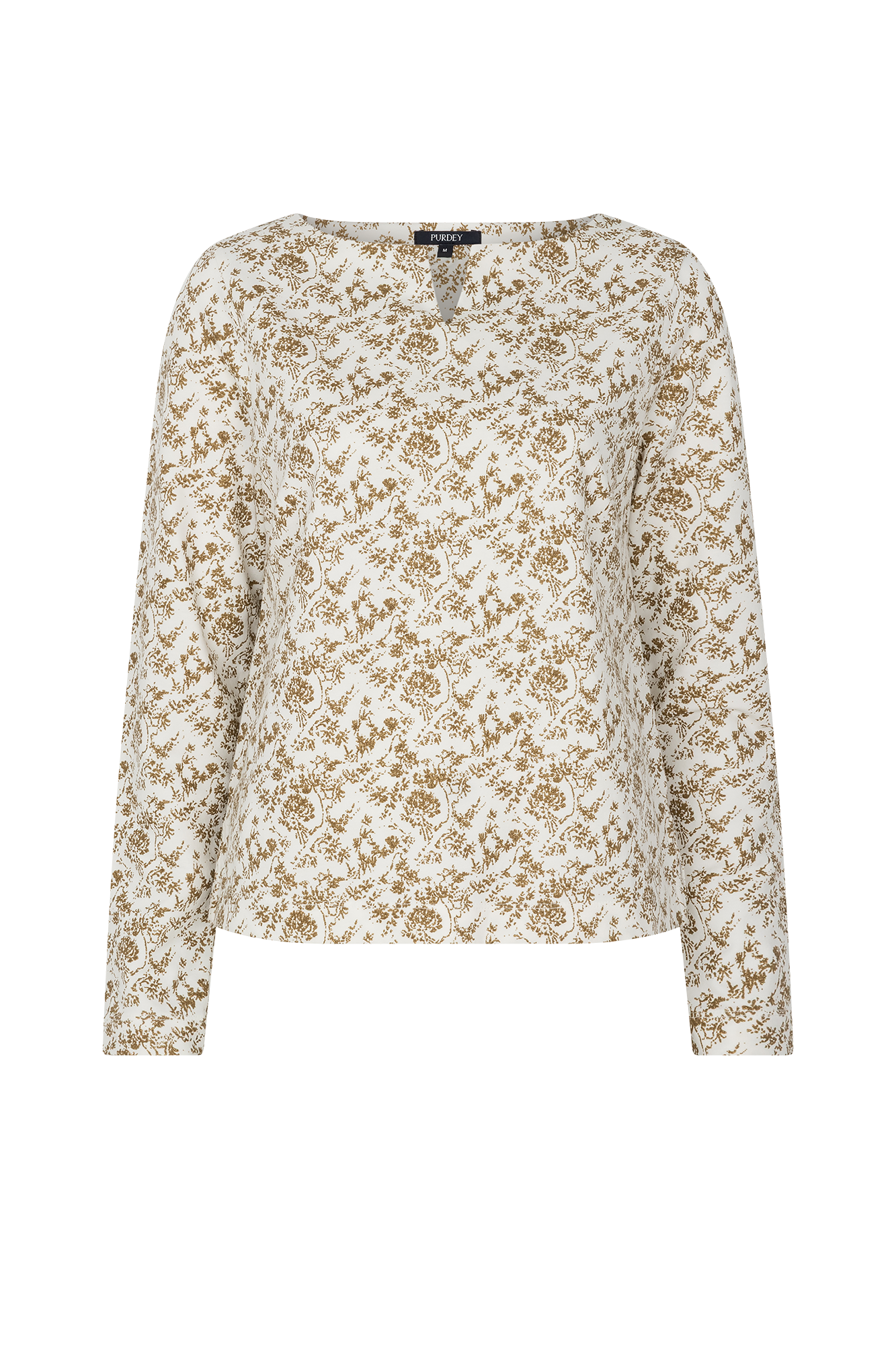 Pam Top Off-white Print