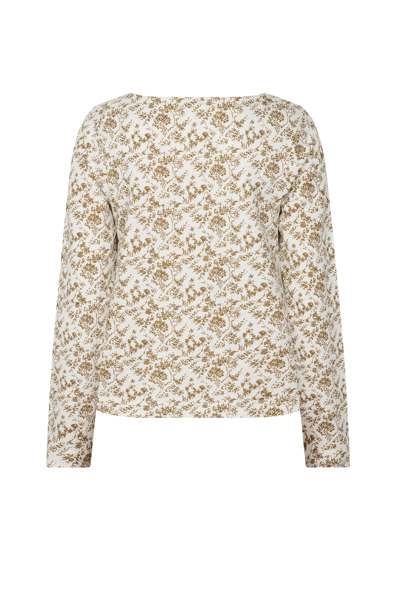 Pam Top Off-white Print