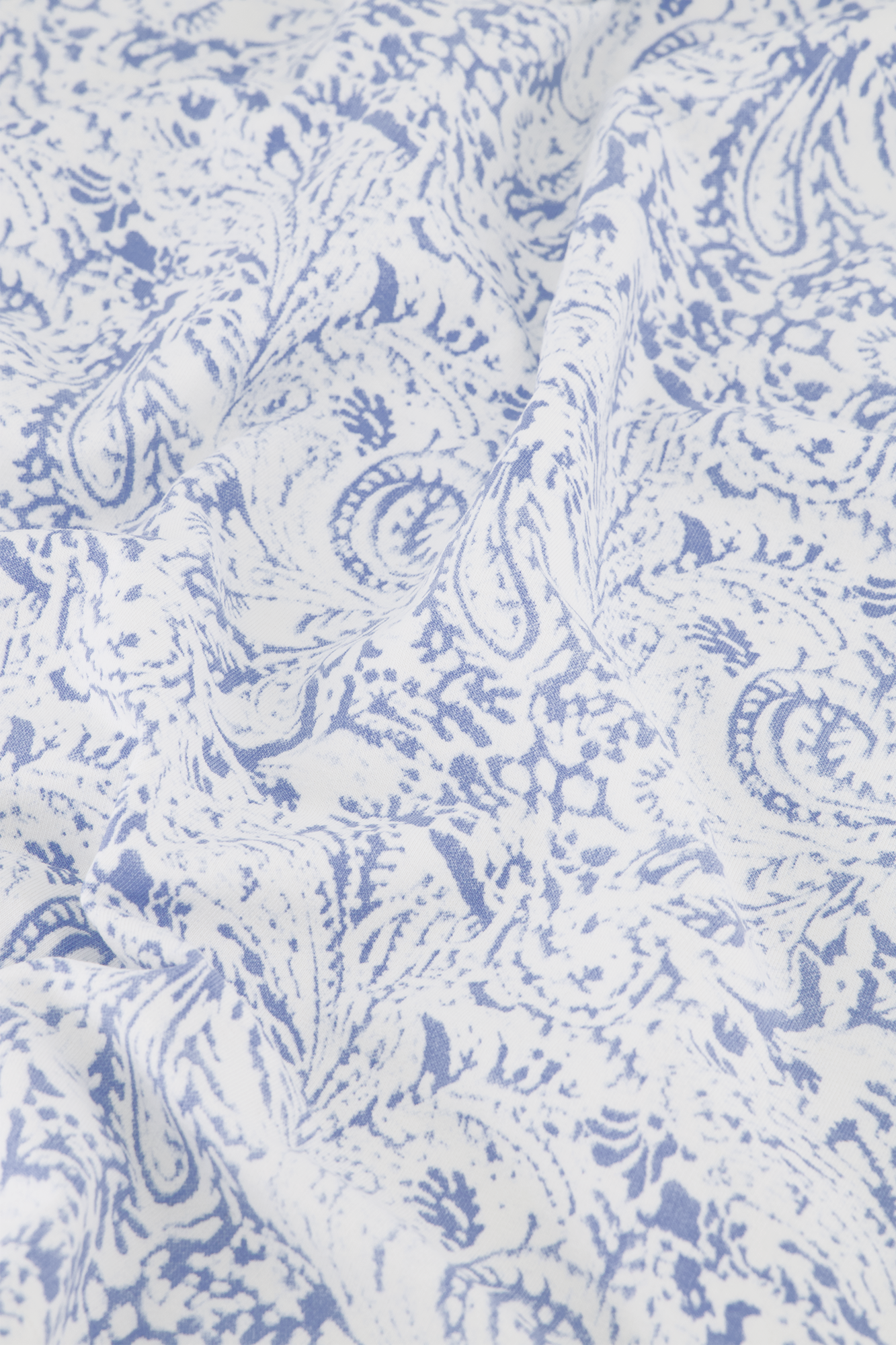 Mona Top Licht Blauw Print