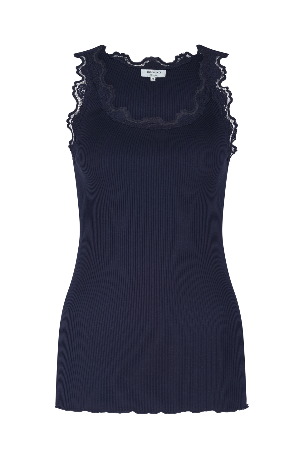 Babette SL U-neck Lace Marine-navy