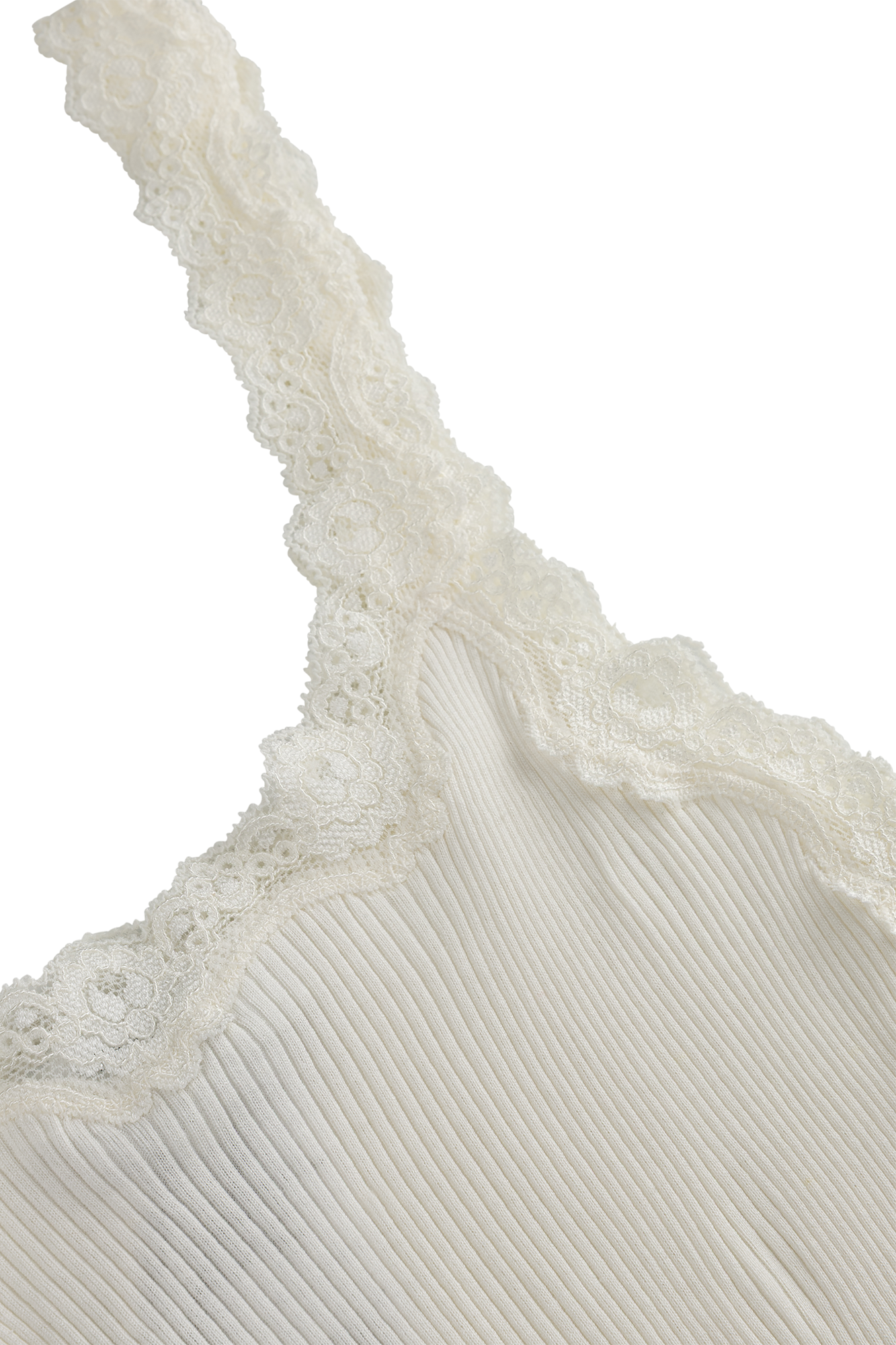 Babette Deep Back Top Ivoor