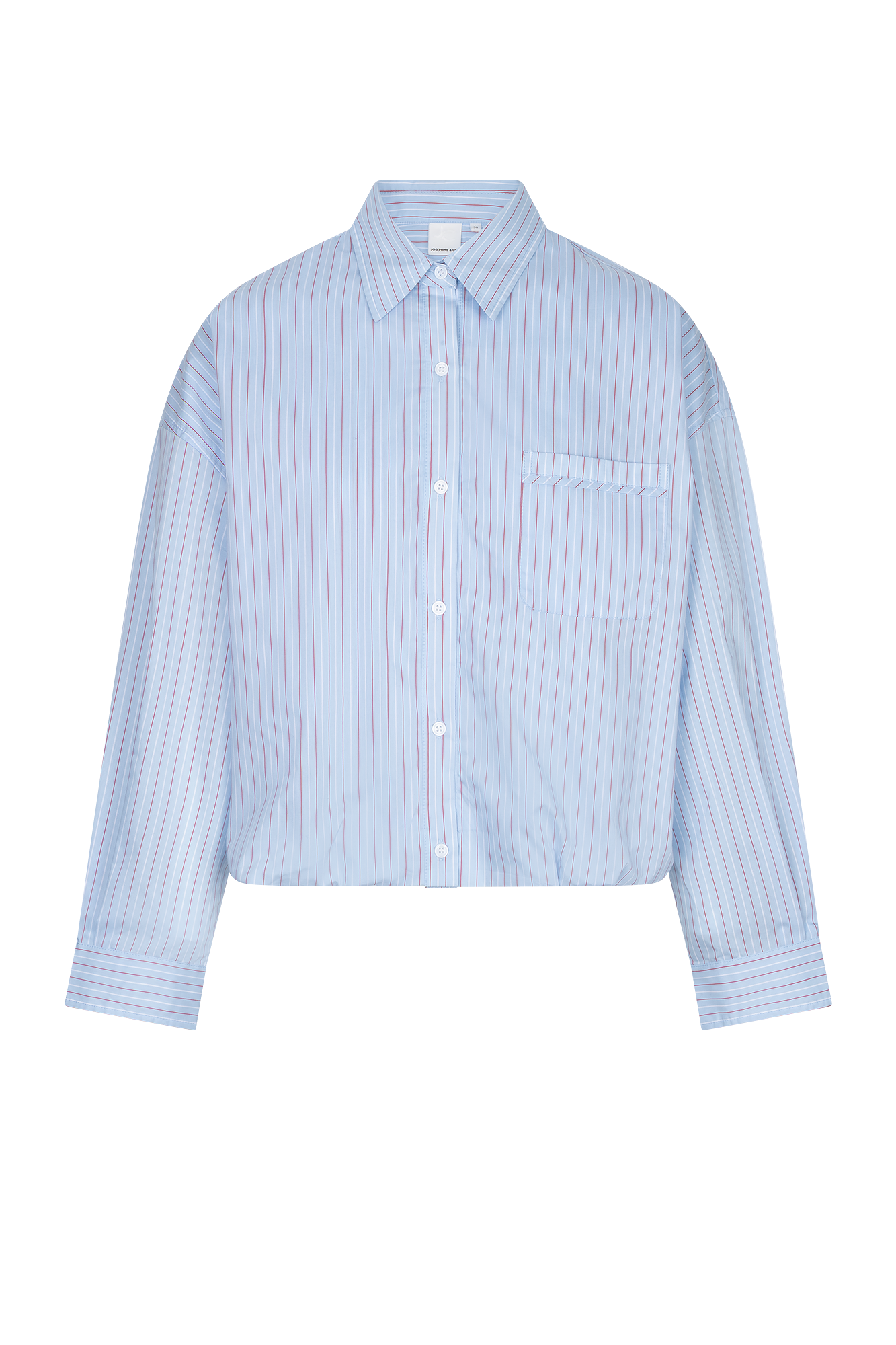 Bink Blouse Licht Blauw Streep