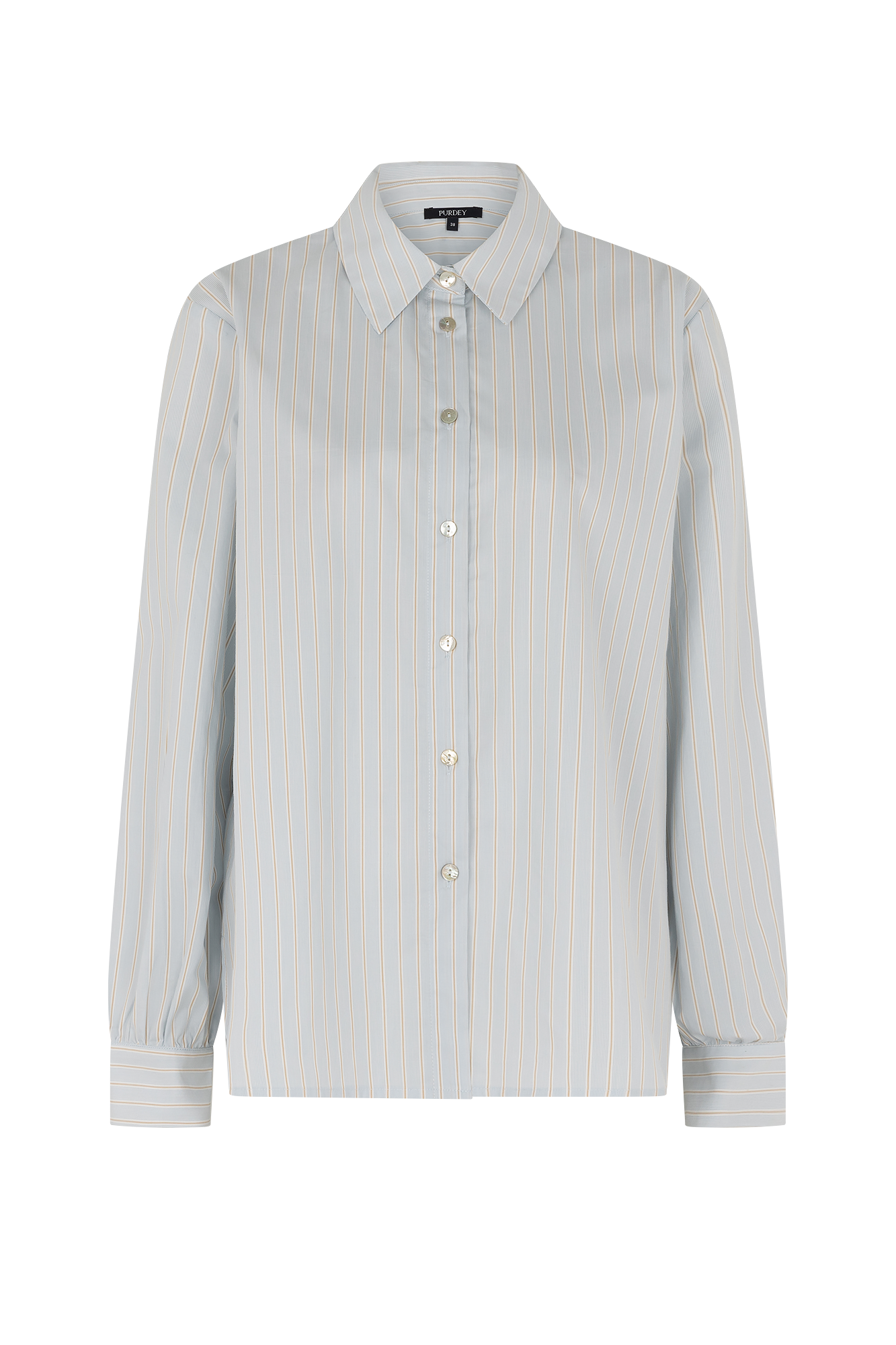 Nimre Blouse Licht Blauw Print