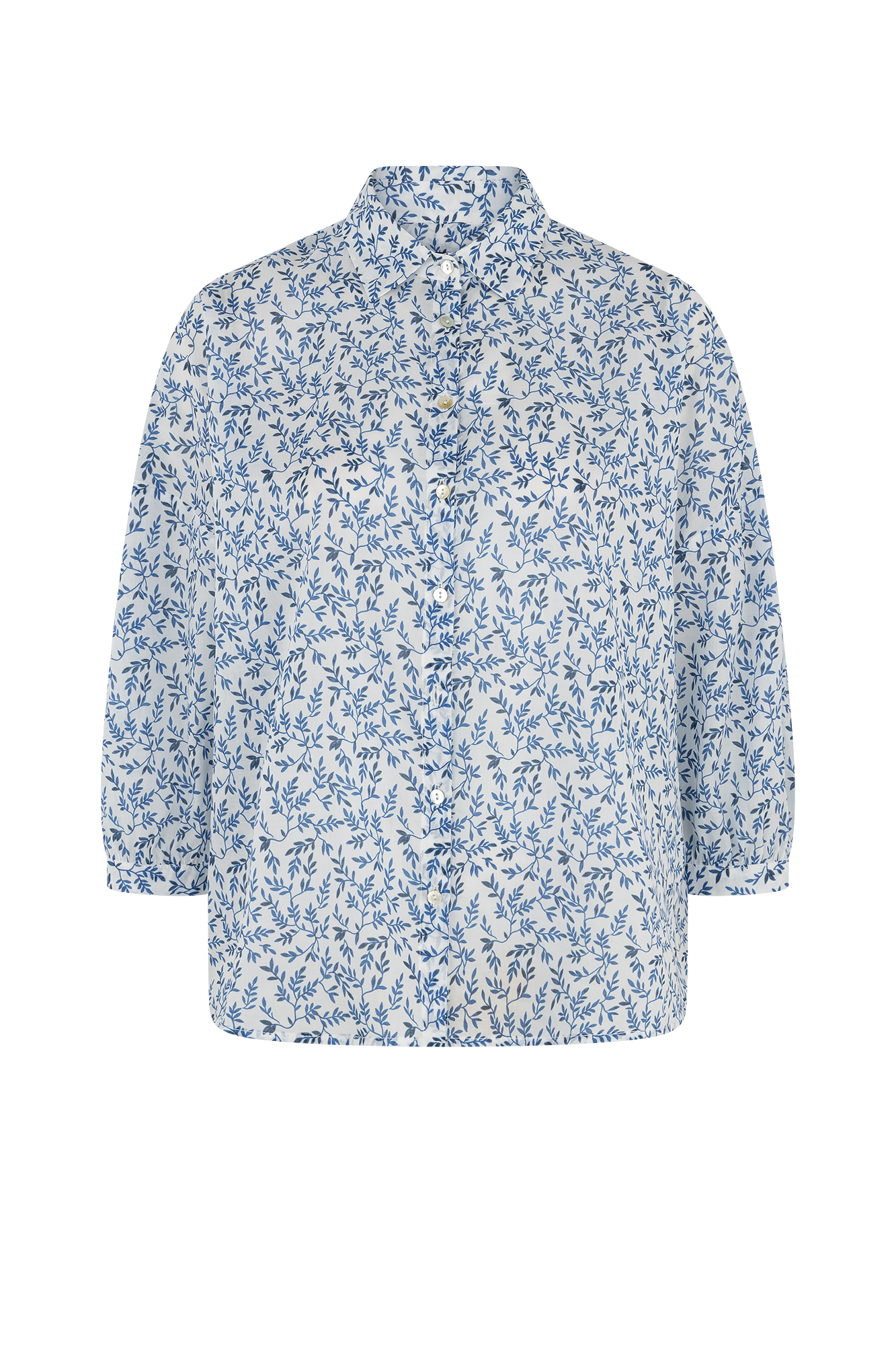 Maaike Blouse Blauw Print