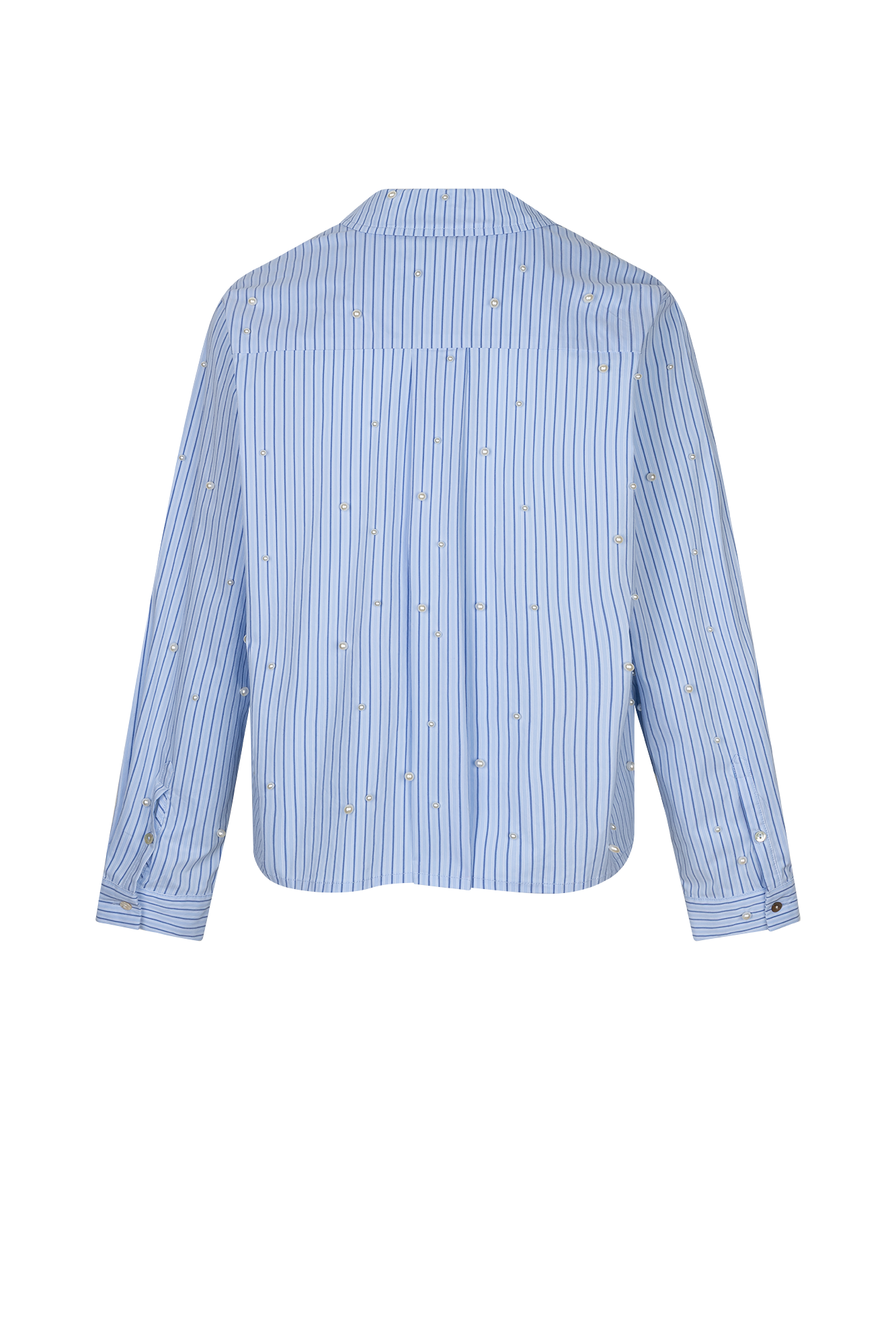 Patches Blouse Licht Blauw