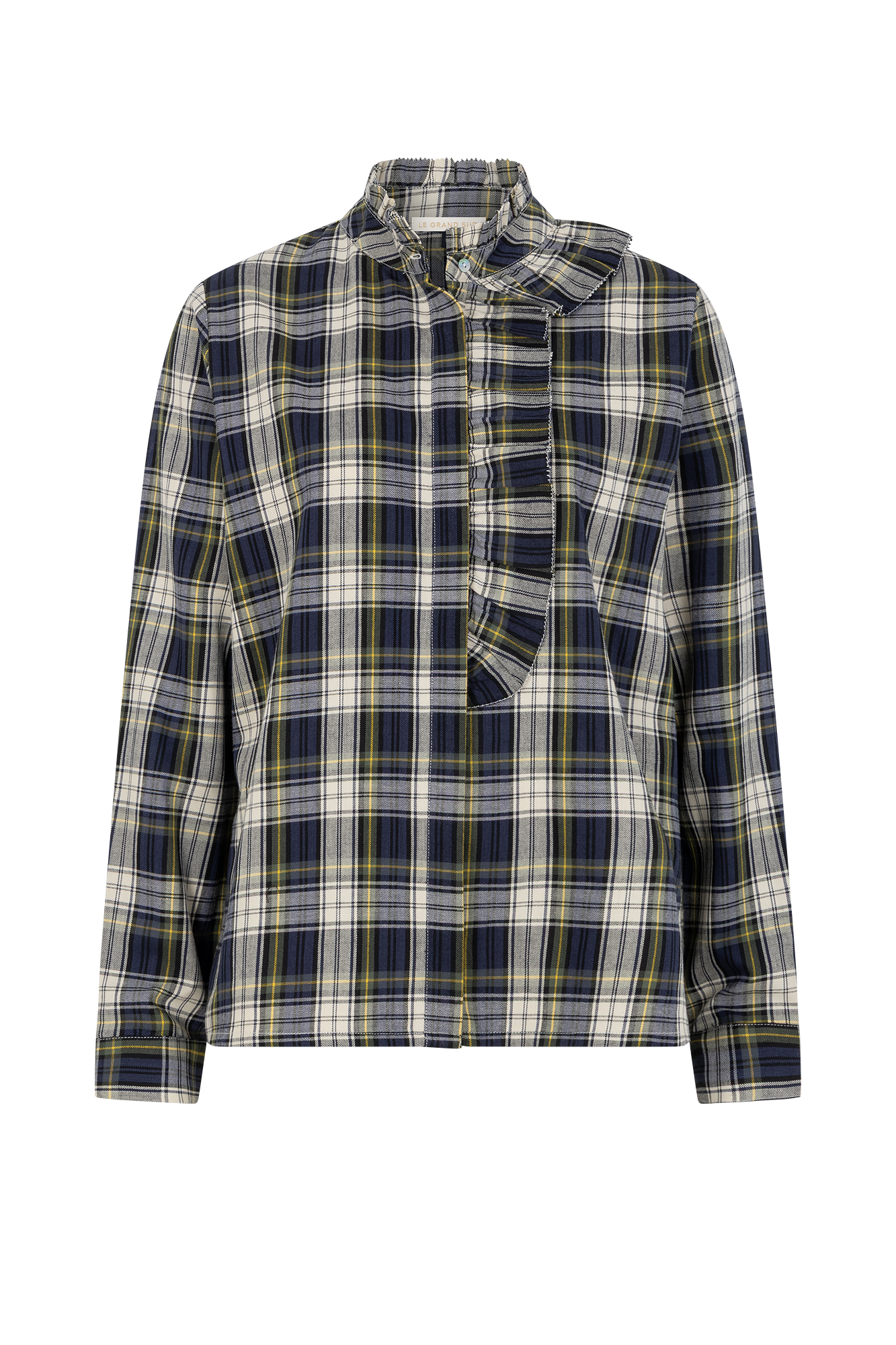 Lola Blouse Carreaux Bleus