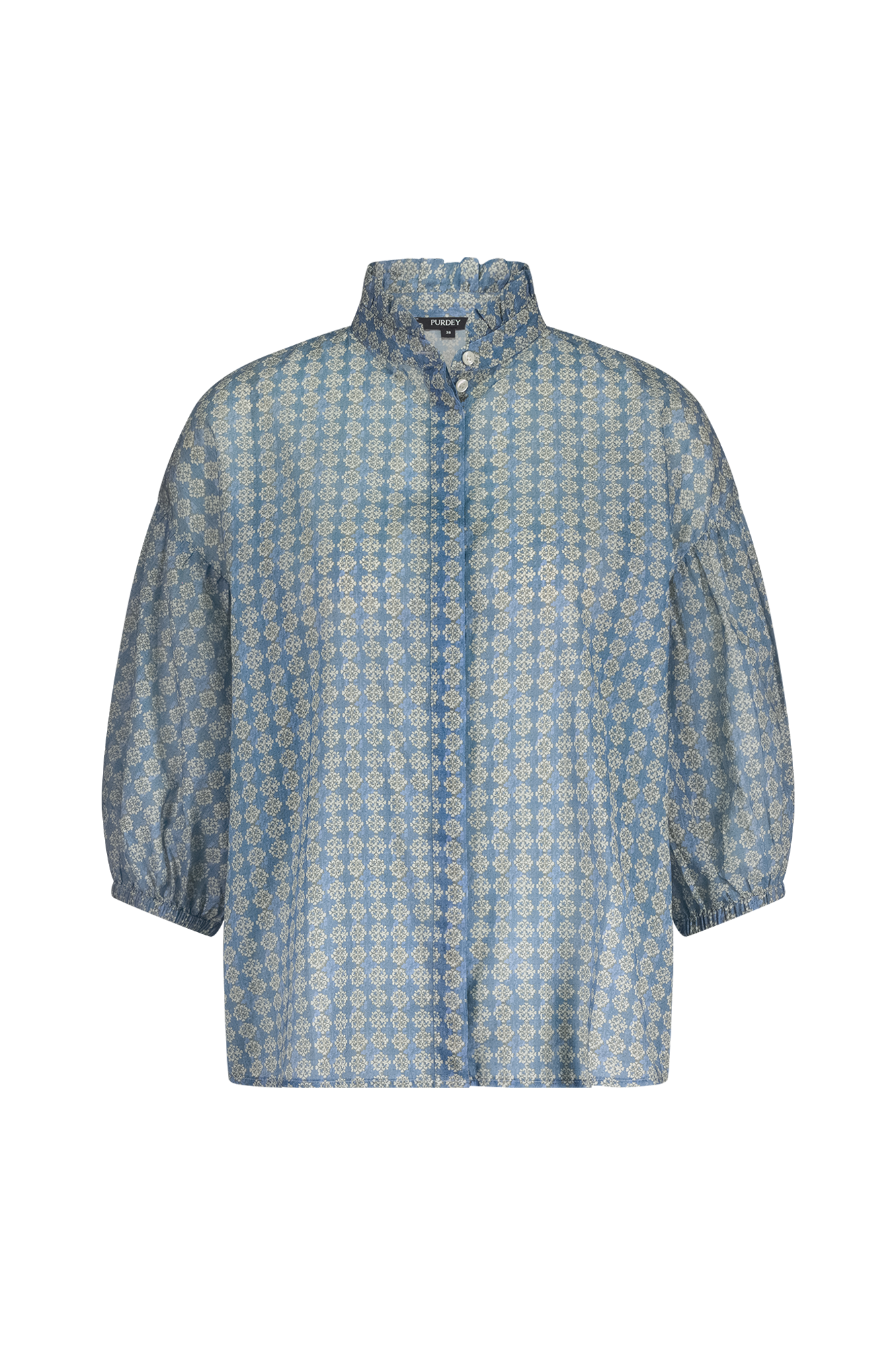 Nienke Blouse Blauw Print