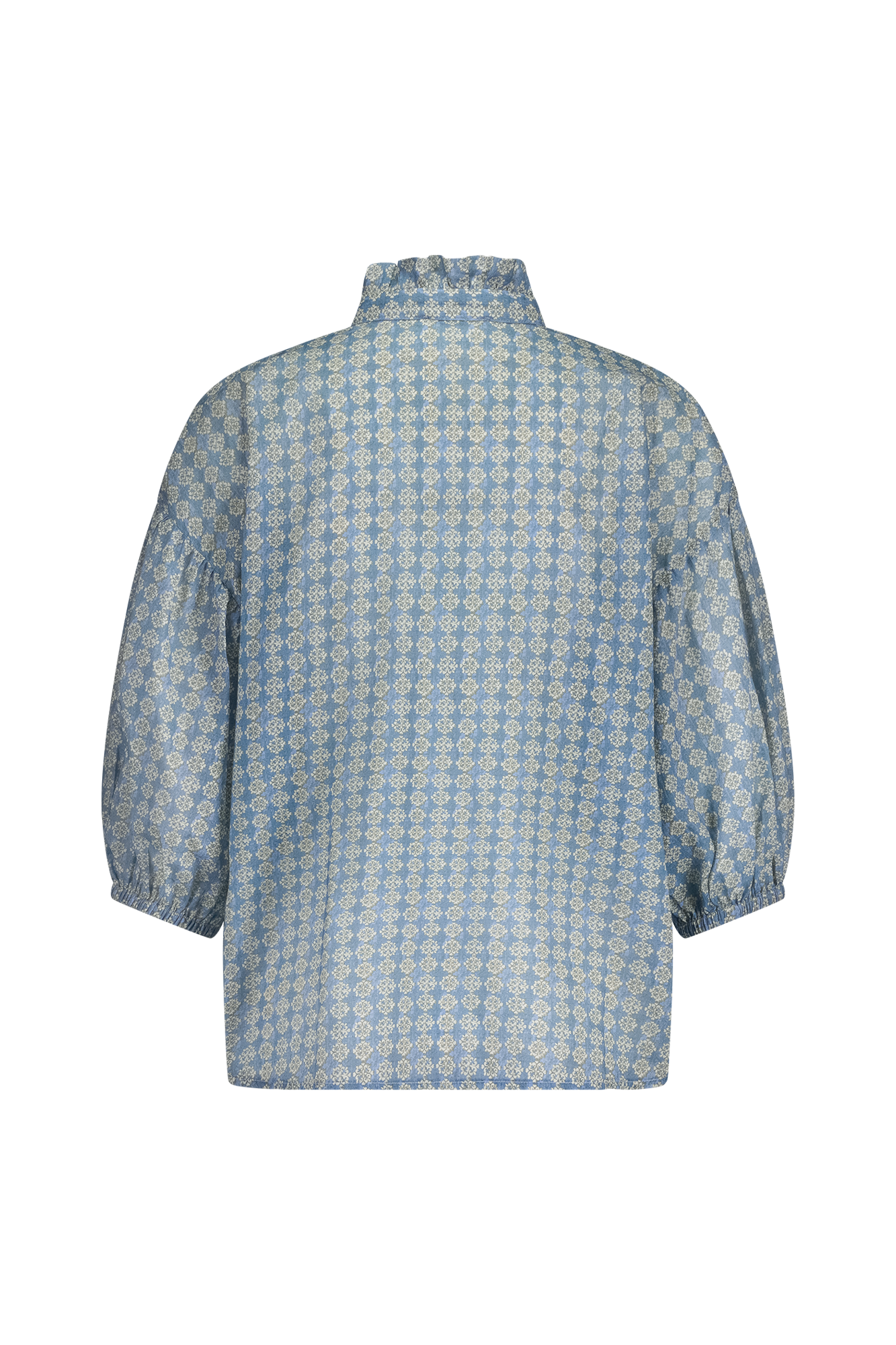 Nienke Blouse Blauw Print
